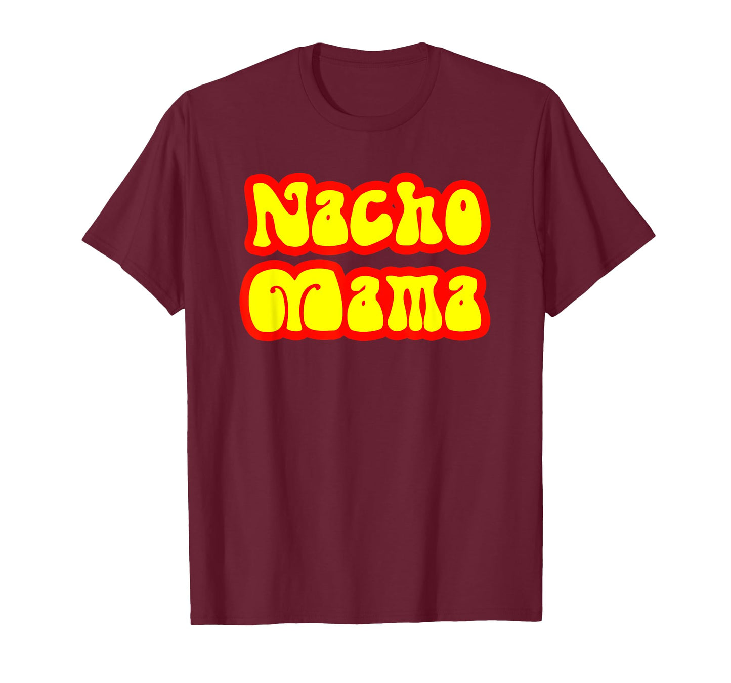 Retro 70's Style Vintage Nacho Mama Funny Gift Shirt for Mom T-Shirt