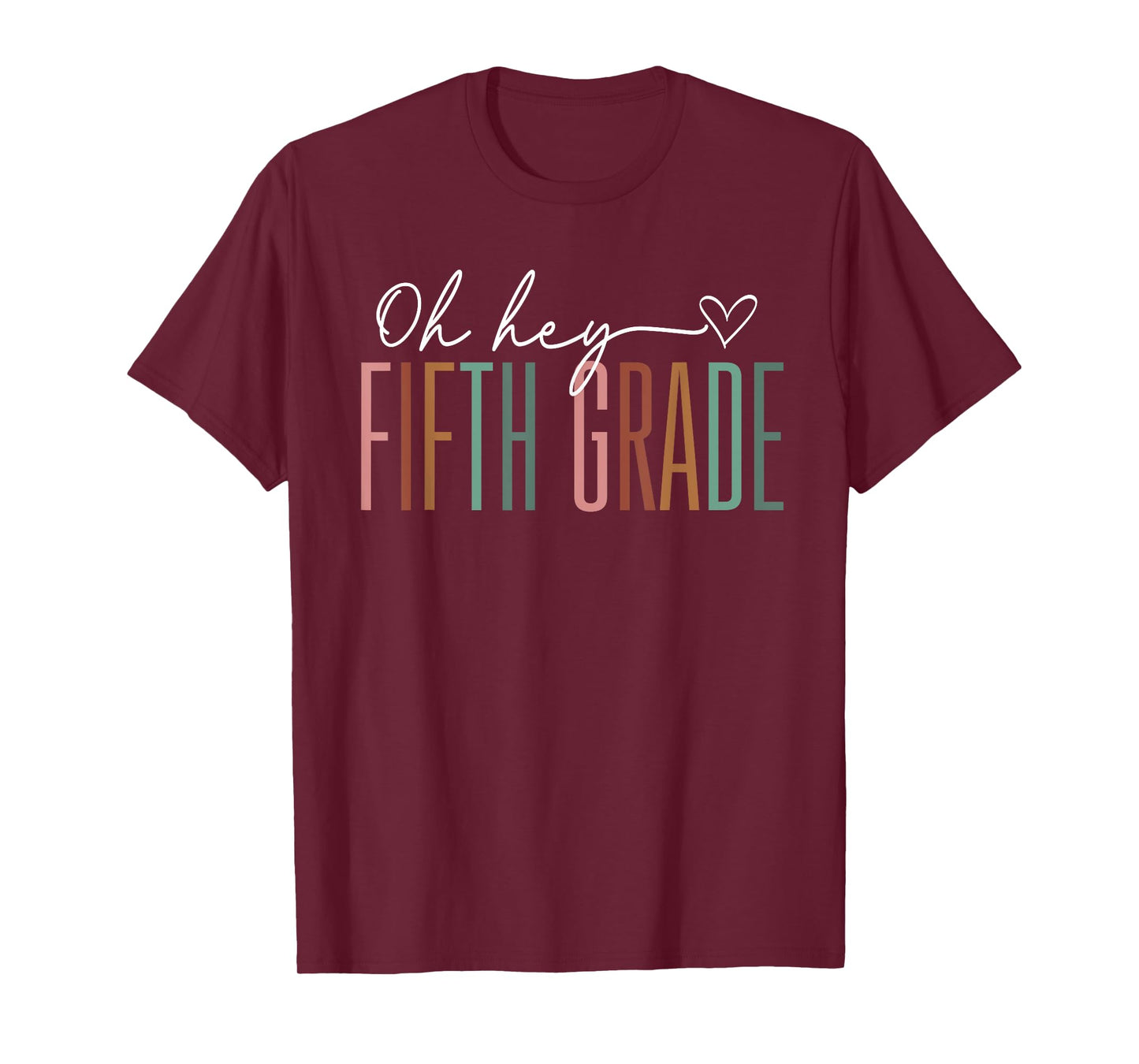Fifth Grade Oh Hey Retro Back To School 5th Grade T-Shirt