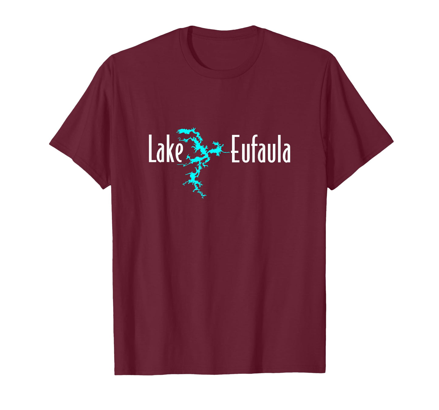 Minimalist Lake Eufaula, Oklahoma T-Shirt