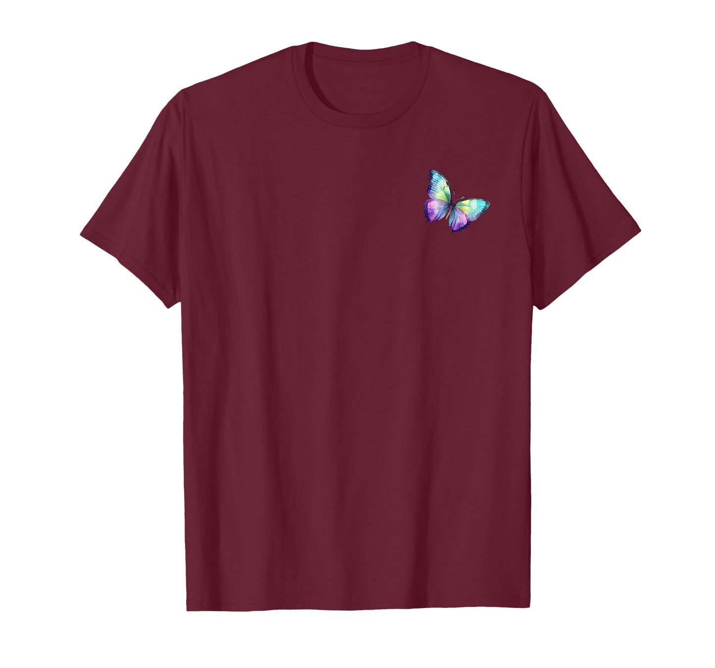 Butterfly Pocket Funny Insect Nature Cute T-Shirt