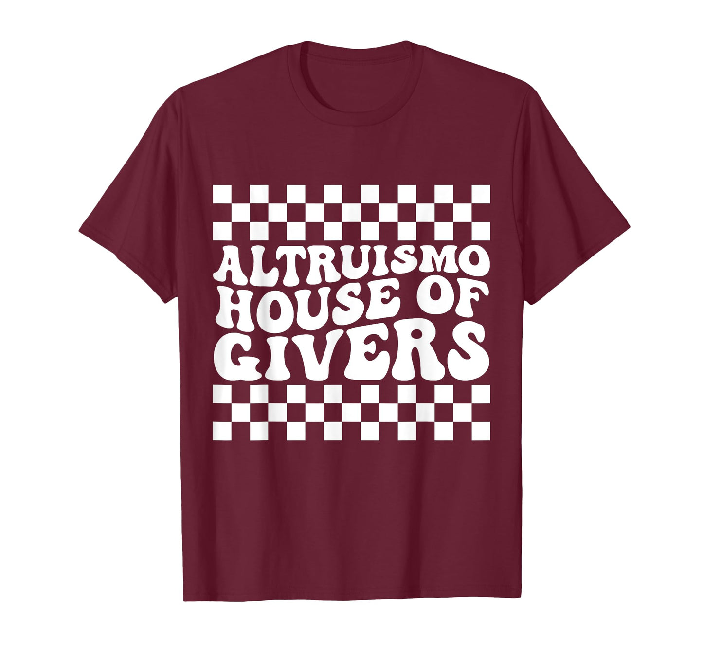 ALTRUISMO House Of Givers Black Retro Groovy Social ALTRUISM T-Shirt