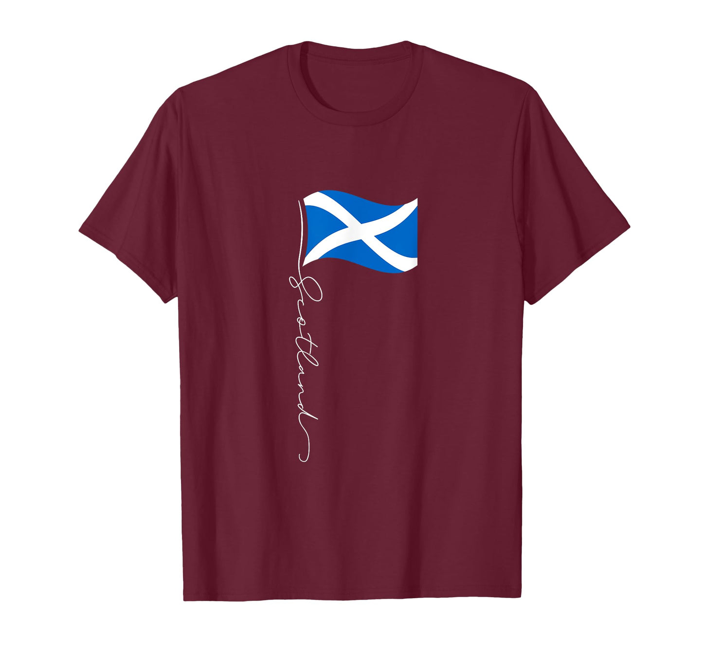 Scotland Signature Flag Pole - Patriotic Scottish Flag T-Shirt