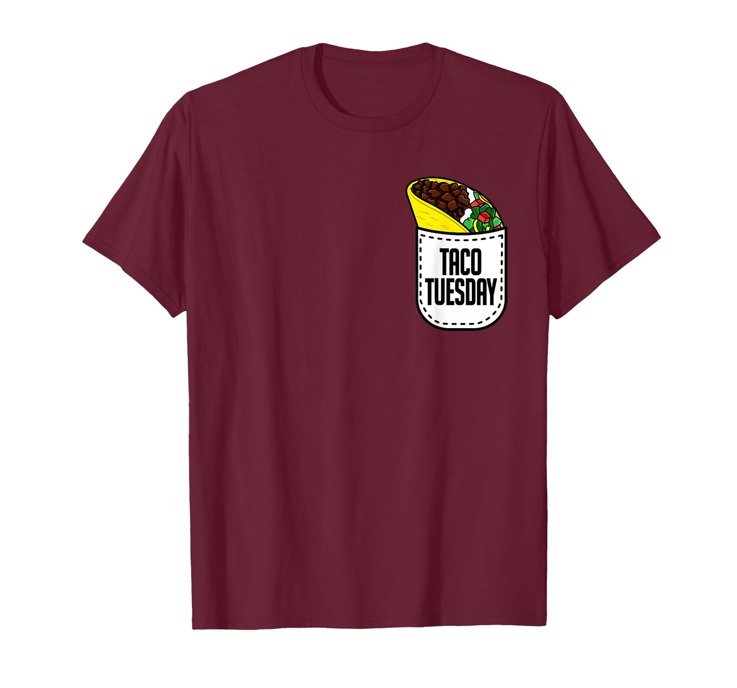 Taco Tuesday T-Shirt - Mexican Food Pocket Taco Tee Shirt T-Shirt