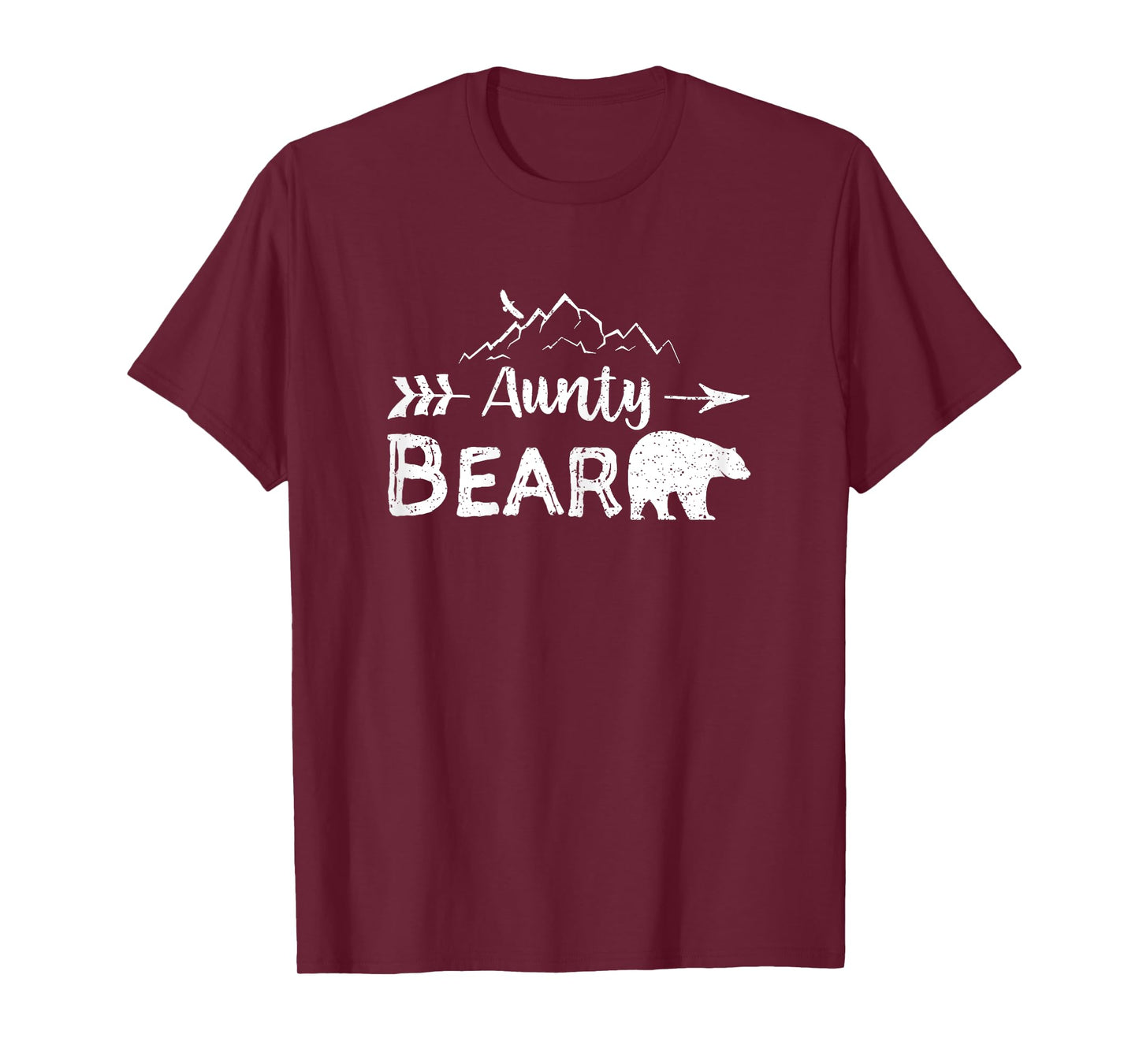 Aunty Bear Shirt Matching Family Aunt And Uncle Camping Gift T-Shirt