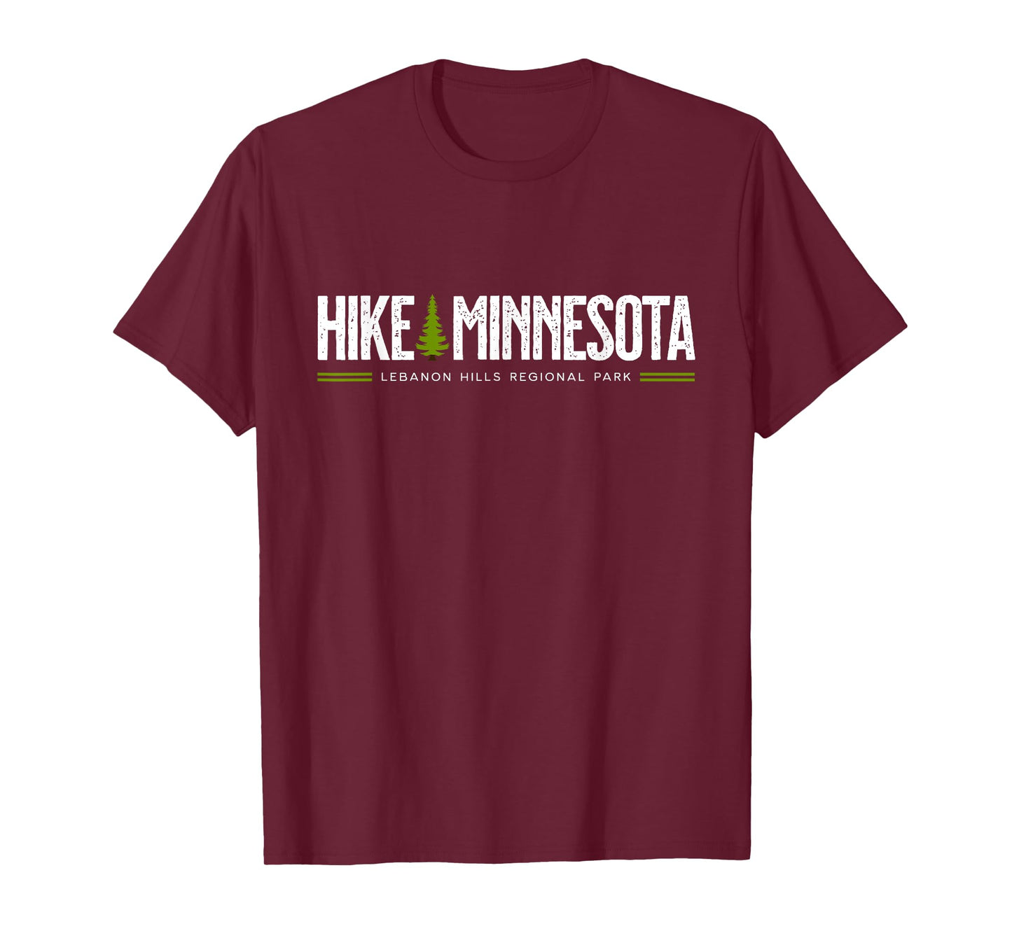 Minnesota Lebanon Hills Park Hike Tree Retro Graphic T-Shirt