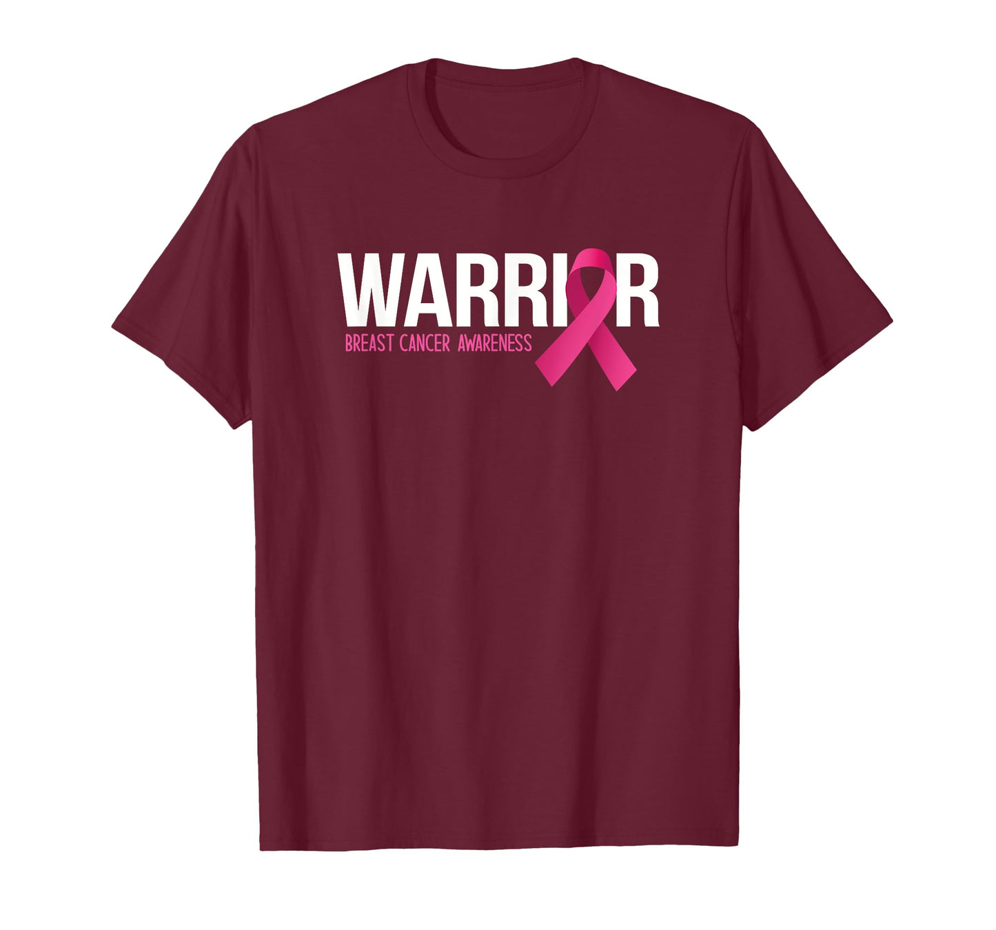 Warrior Breast Cancer Awareness Month Pink Ribbon Fighter T-Shirt