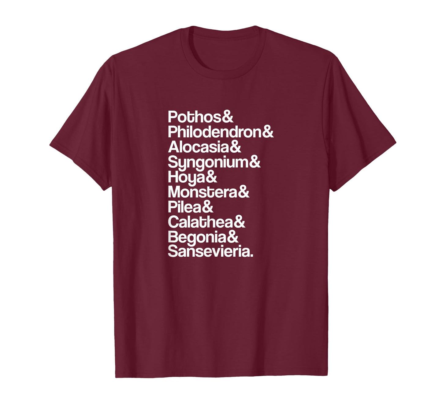 Pothos Hoya Monstera Pilea Philodendron Alocasia Houseplant T-Shirt