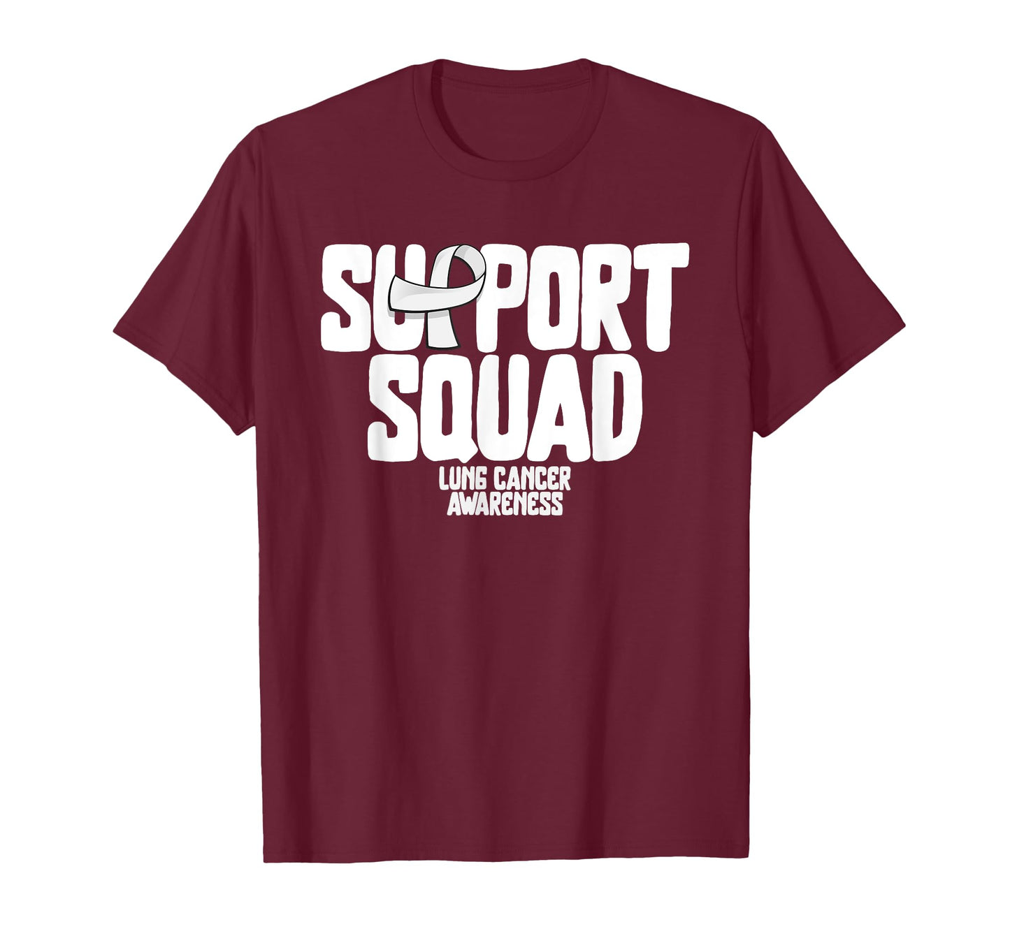 Lung Cancer Shirts Support Squad Lung Cancer Awareness T-Shirt