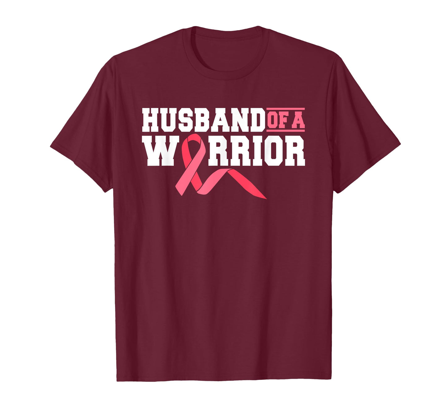 Husband Of A Warrior Breast Cancer Survivor Supporter T-Shirt