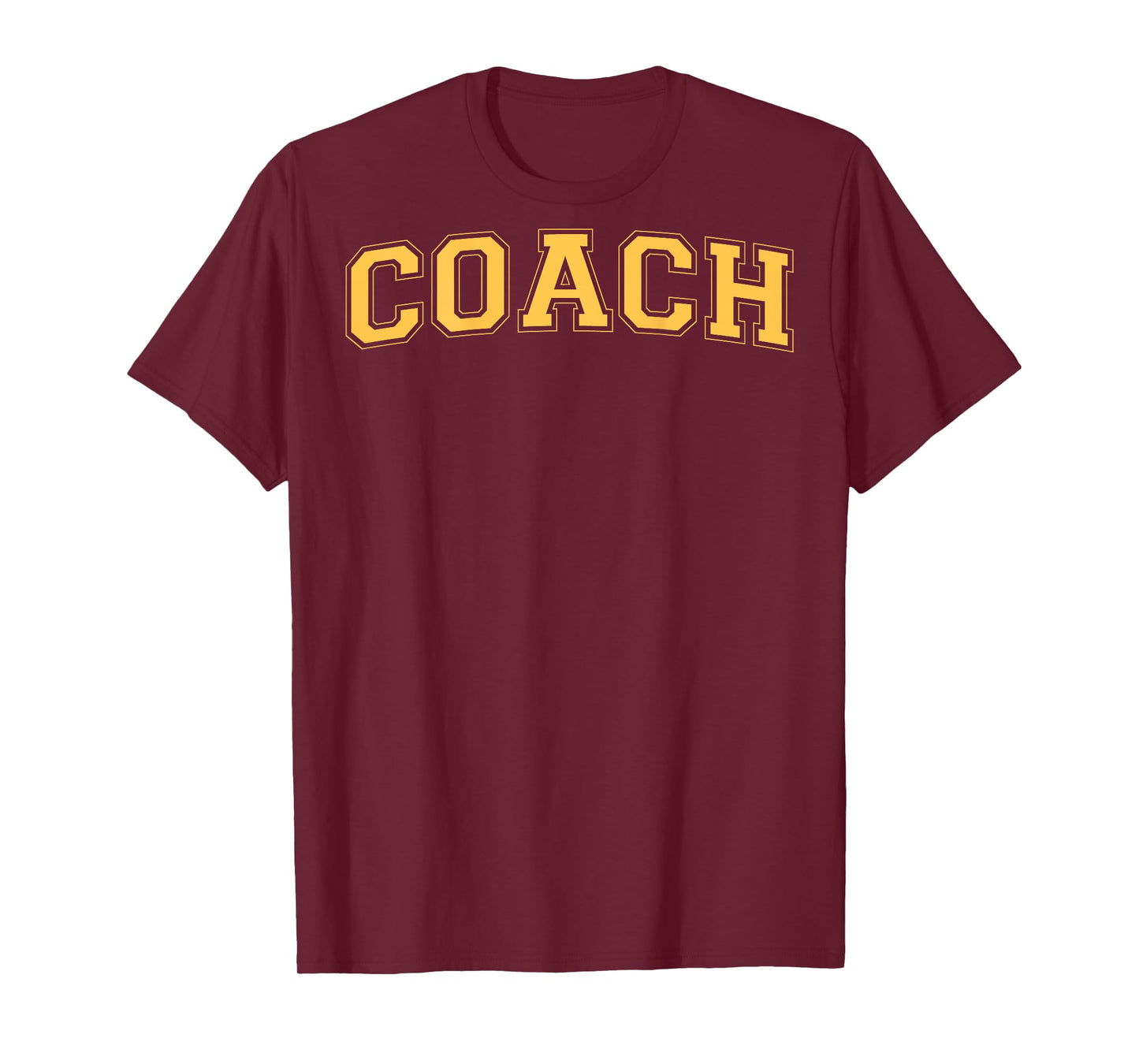 Coach Sports Trainer Vintage Yellow on the back T-Shirt