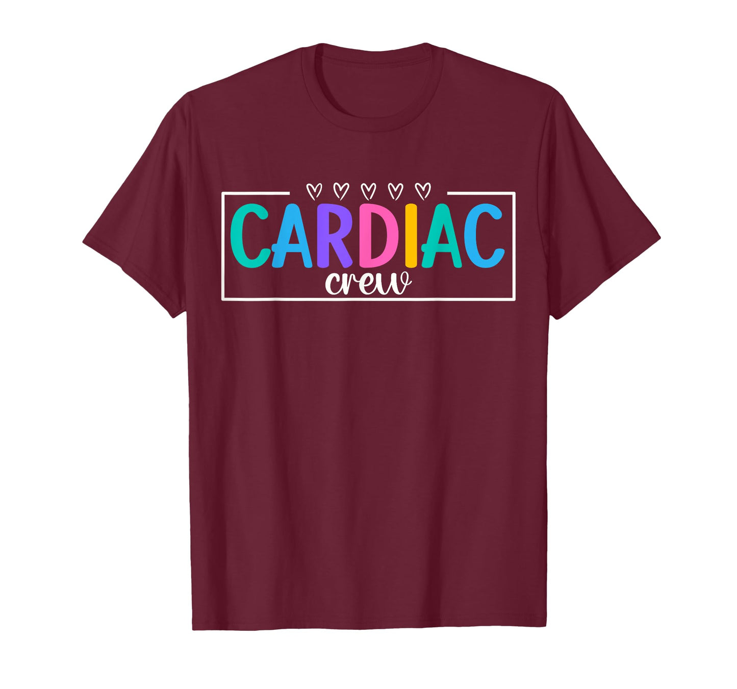 Funny Cardiac Crew Cardiology Nurse Cardiologists Heart T-Shirt