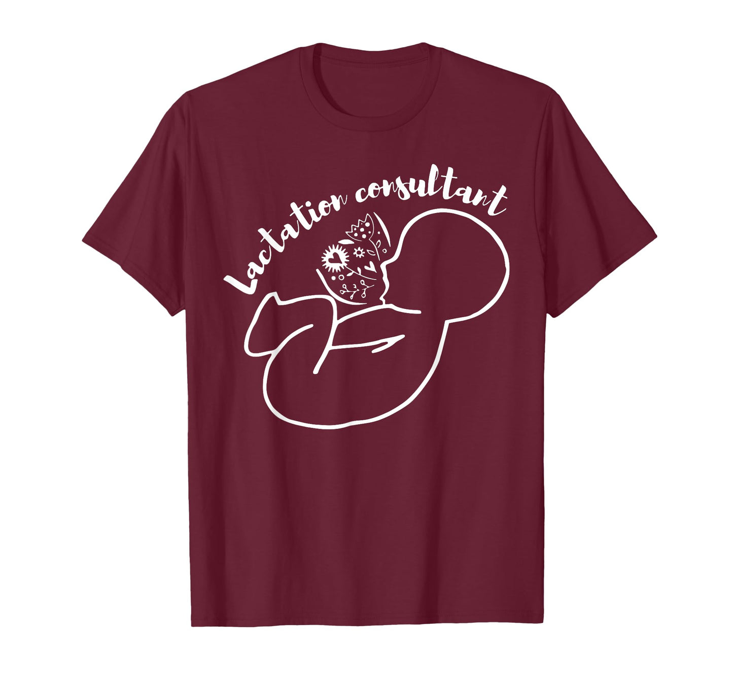 Lactation Consultant IBCLC Breastfeeding Support Mother Baby T-Shirt