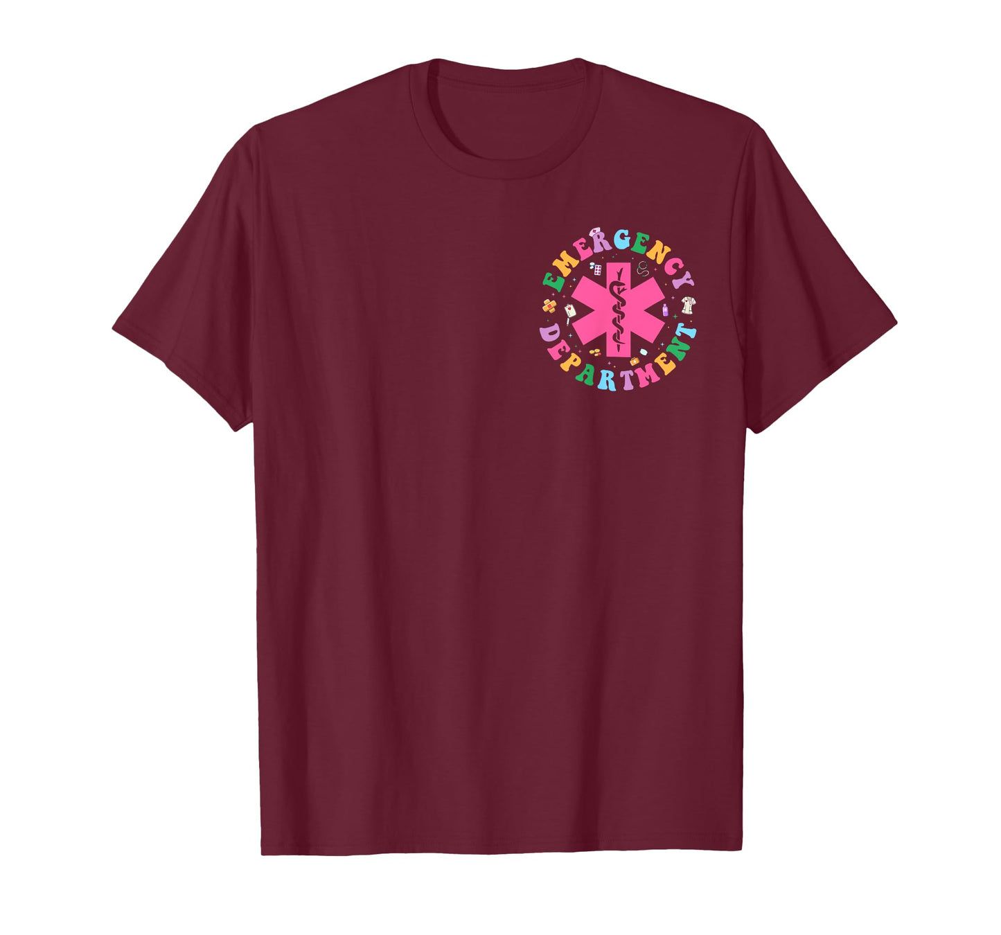 Groovy Er Nurse Pocket Emergency Department Er Room T-Shirt