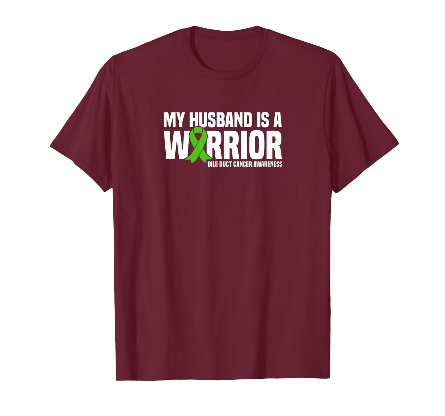 My Husband is a Warrior Bile Duct Cancer Awareness T-Shirt