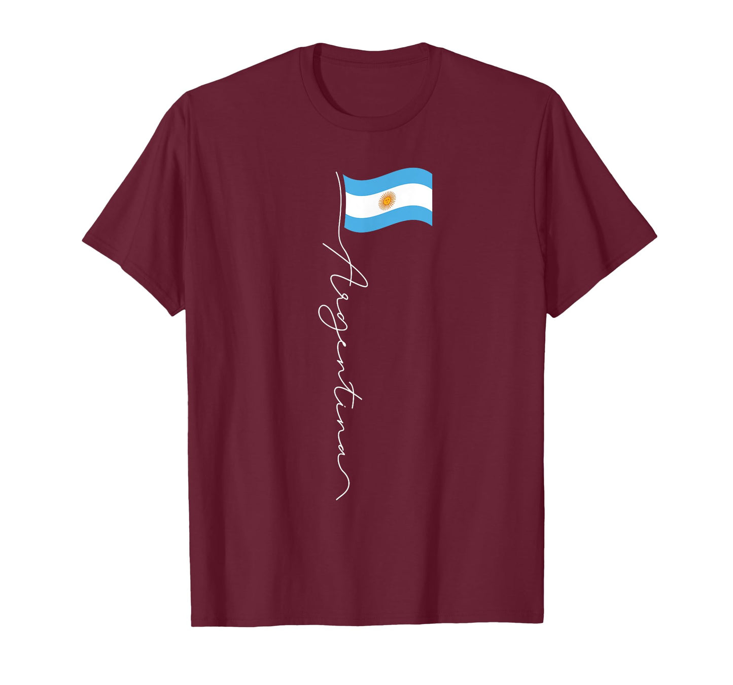 Argentina Signature Flag Pole - Patriotic Argentinian Flag T-Shirt