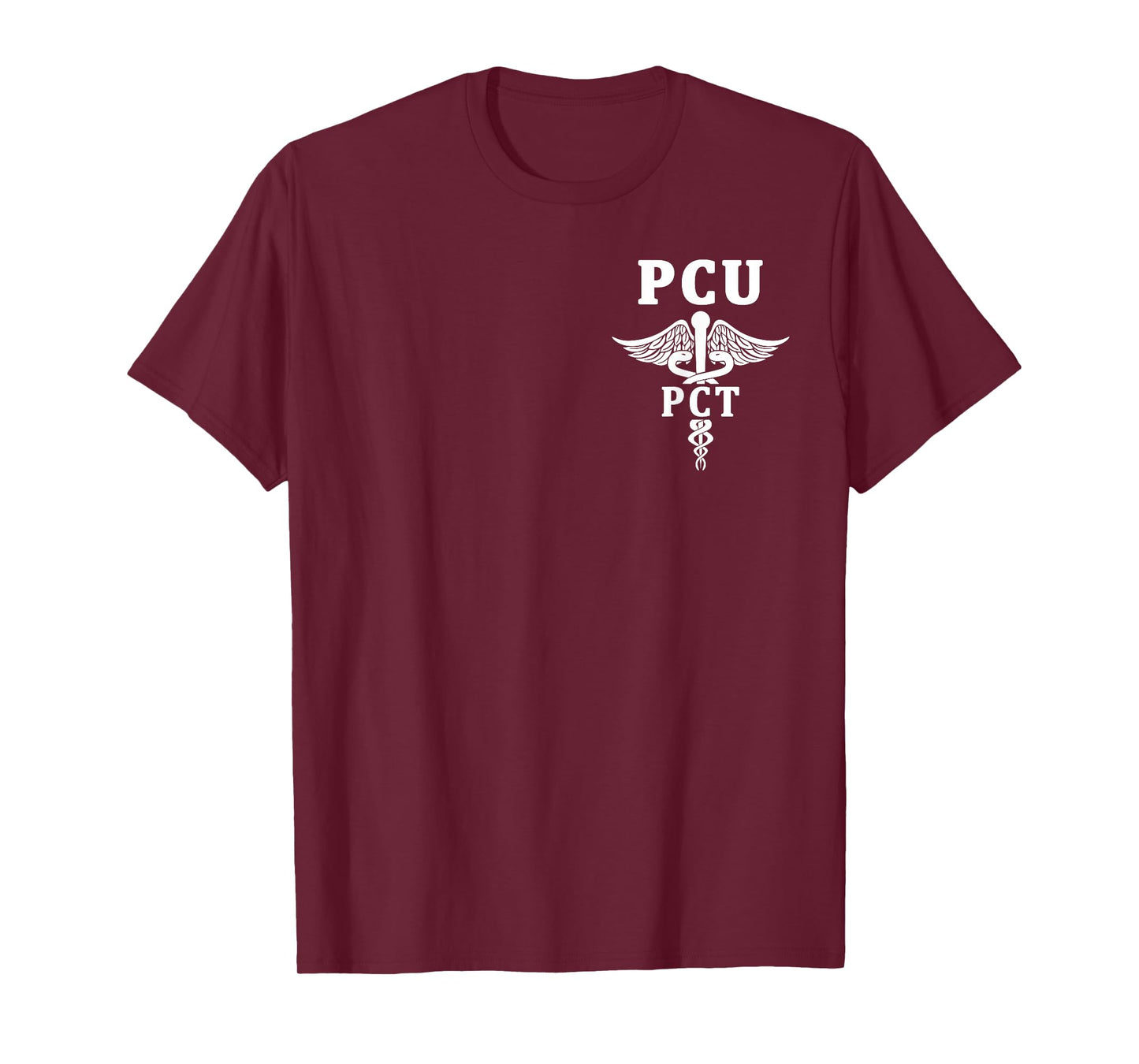 PCU Progressive Care Unit PCT Patient Care Technician Logo T-Shirt