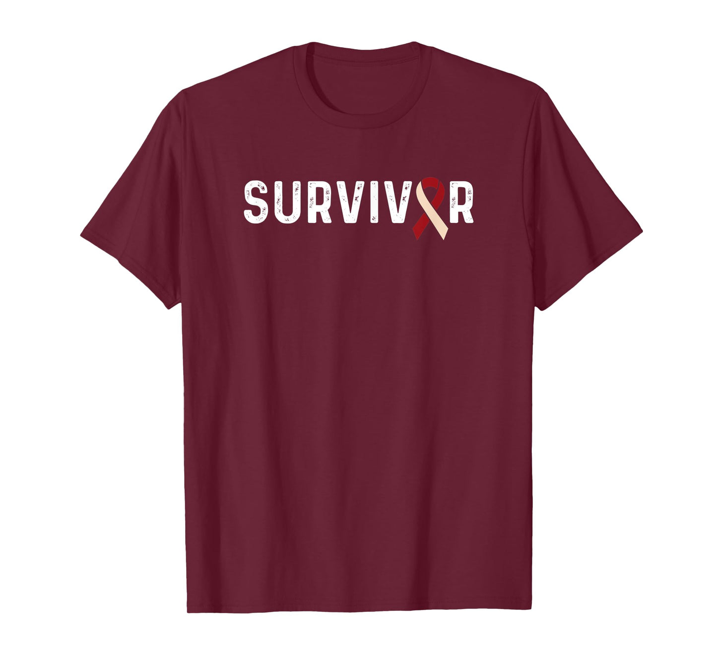 Head And Neck Cancer Awareness Ribbon Survivor Remission T-Shirt