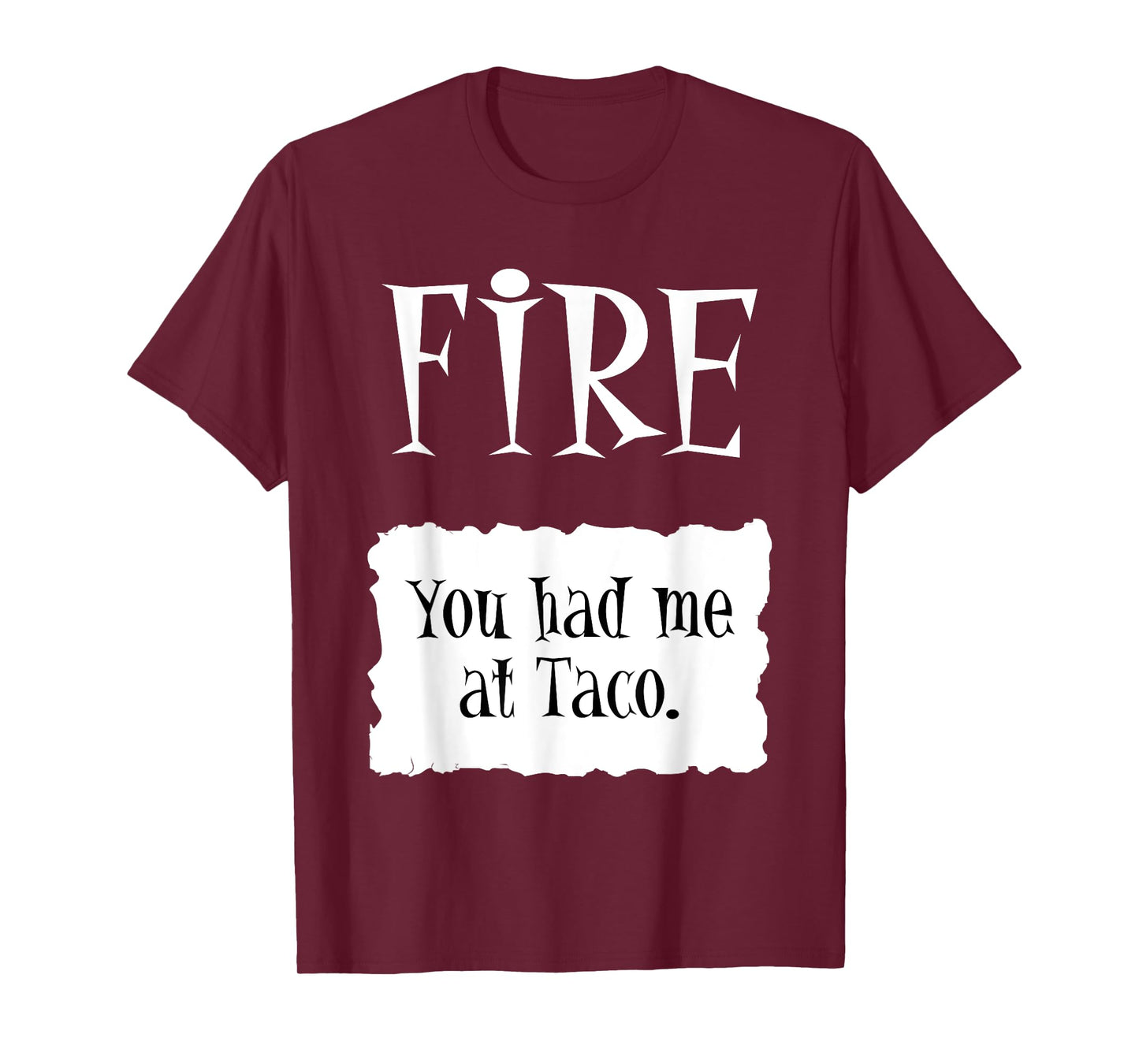 FIRE - Hot Packet Halloween Taco Costume T-Shirt