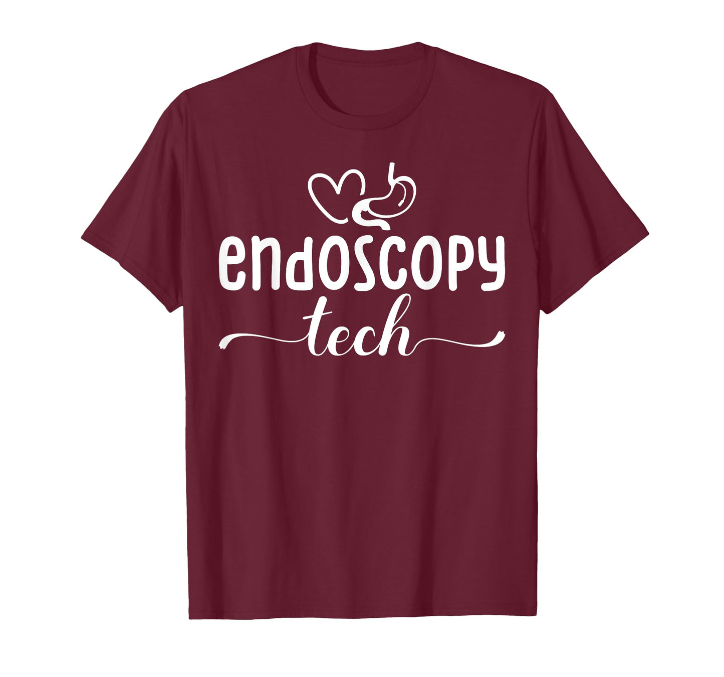 Cute Endoscopy Tech Technician Heart T-Shirt