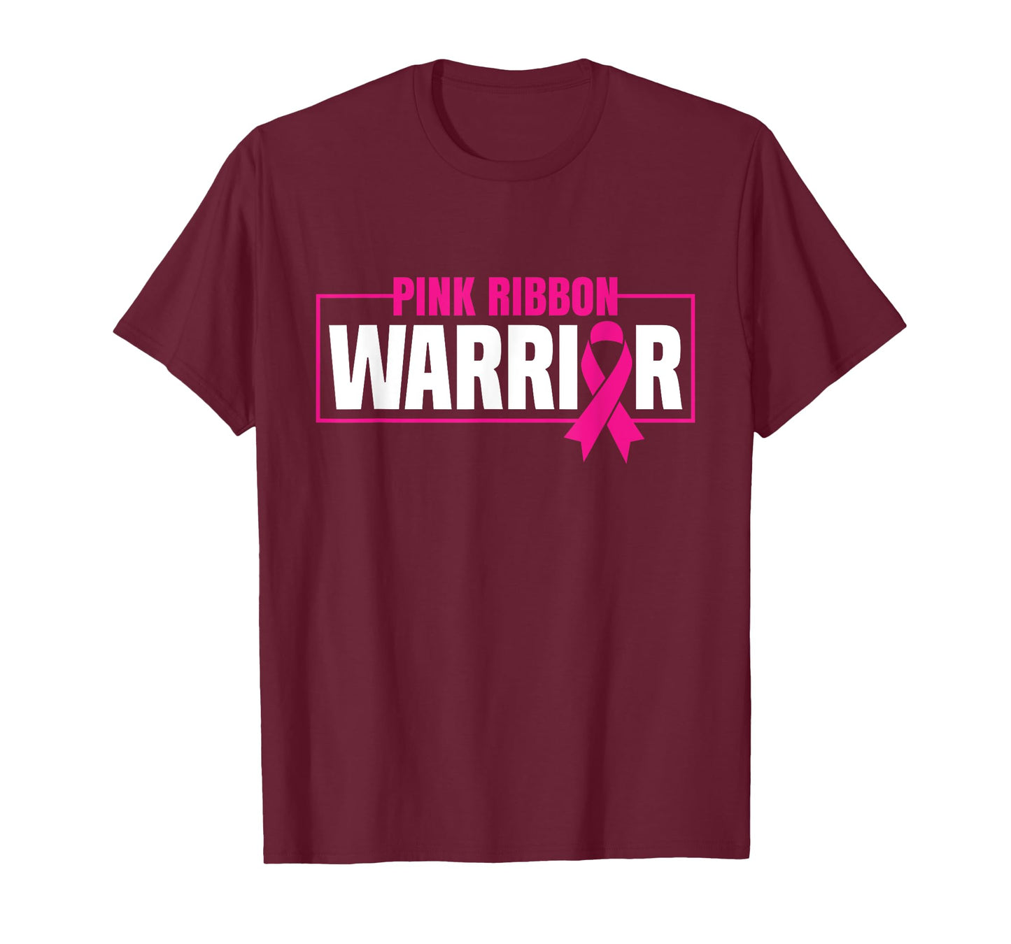 Pink Ribbon Warrior - Breast Cancer Awareness T-Shirt