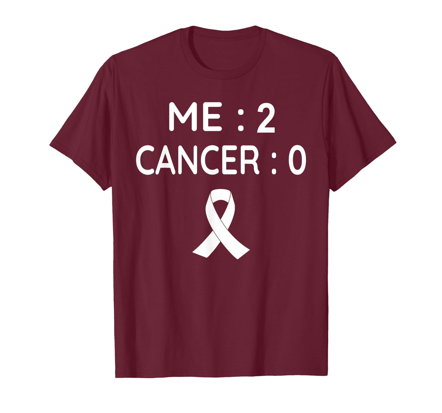 Me 2 Cancer 0 Lung Cancer Awareness T-Shirt