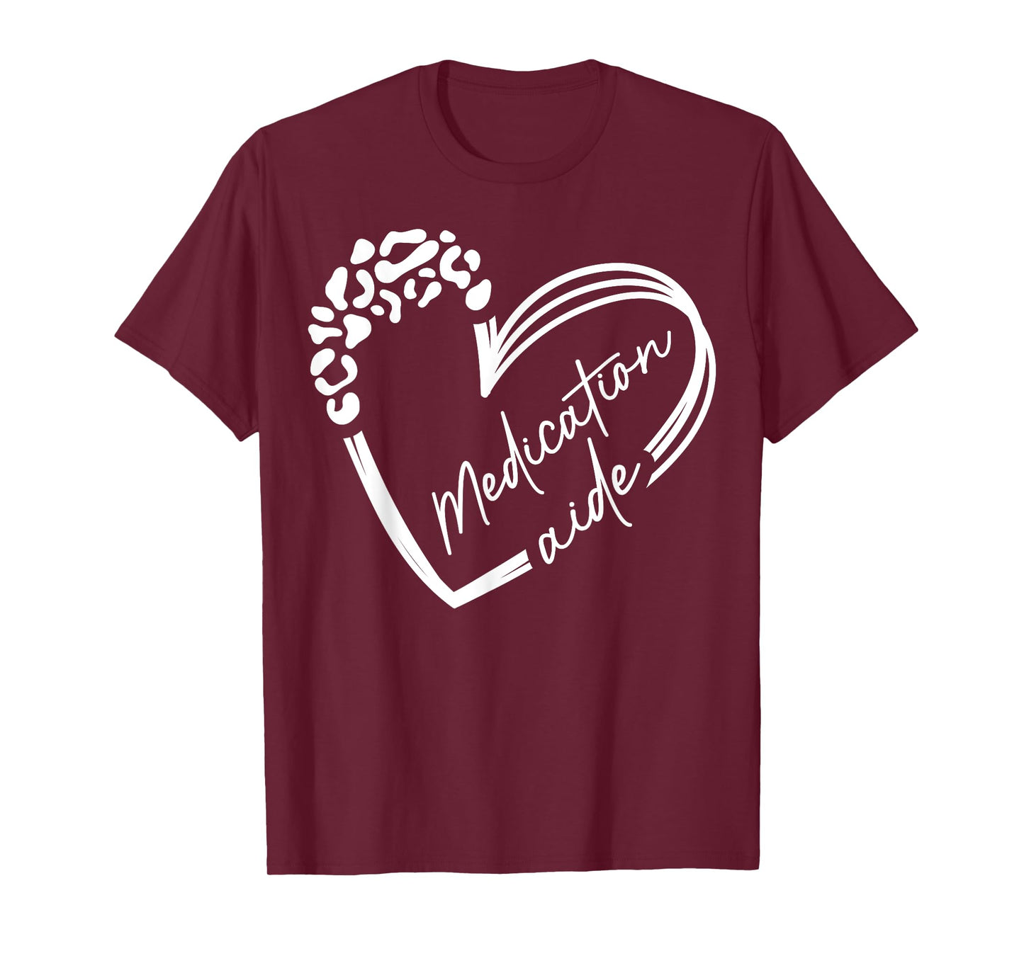 Medication Aide Heart T-Shirt