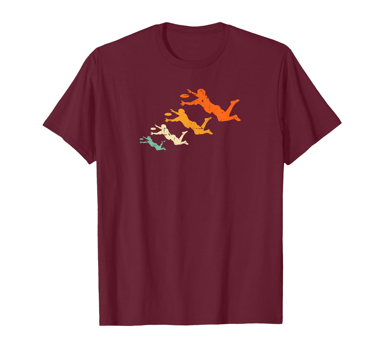 Retro Ultimate Frisbee Player Vintage Disc Ultimate Frisbee T-Shirt