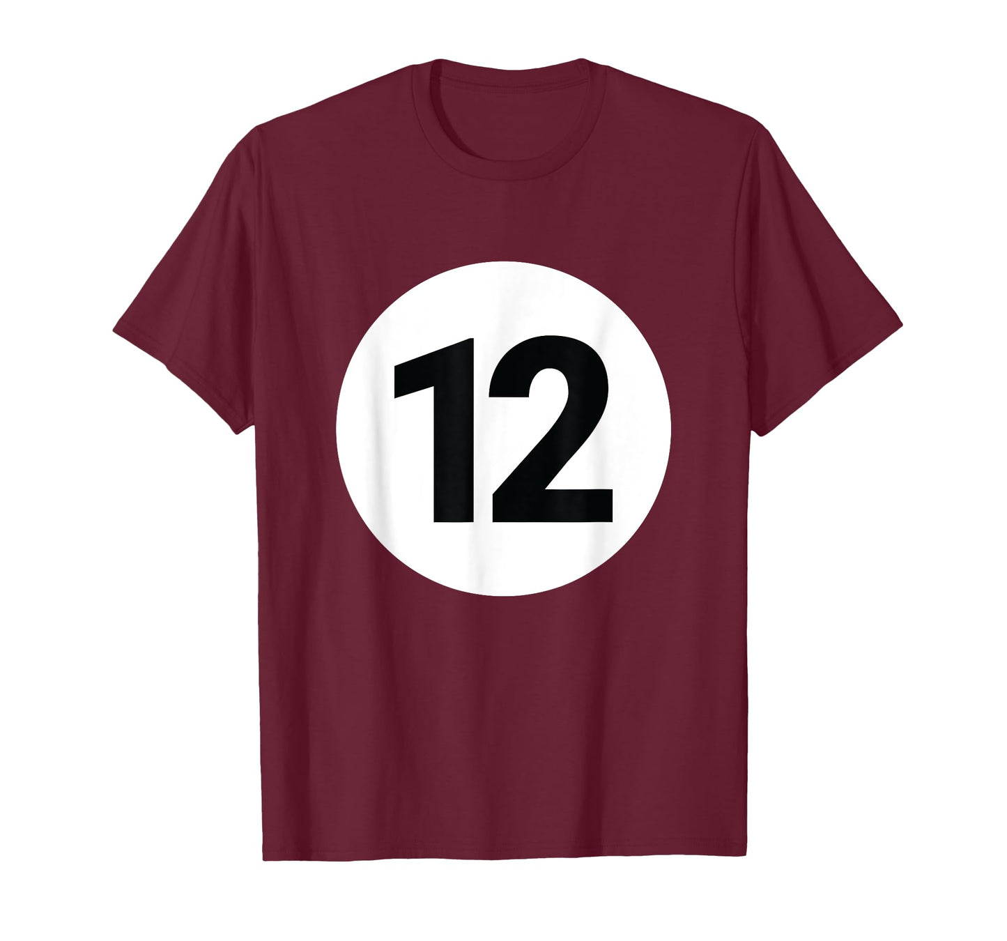 8 Pool Ball 12 Billiards Costume Halloween Group Matching T-Shirt