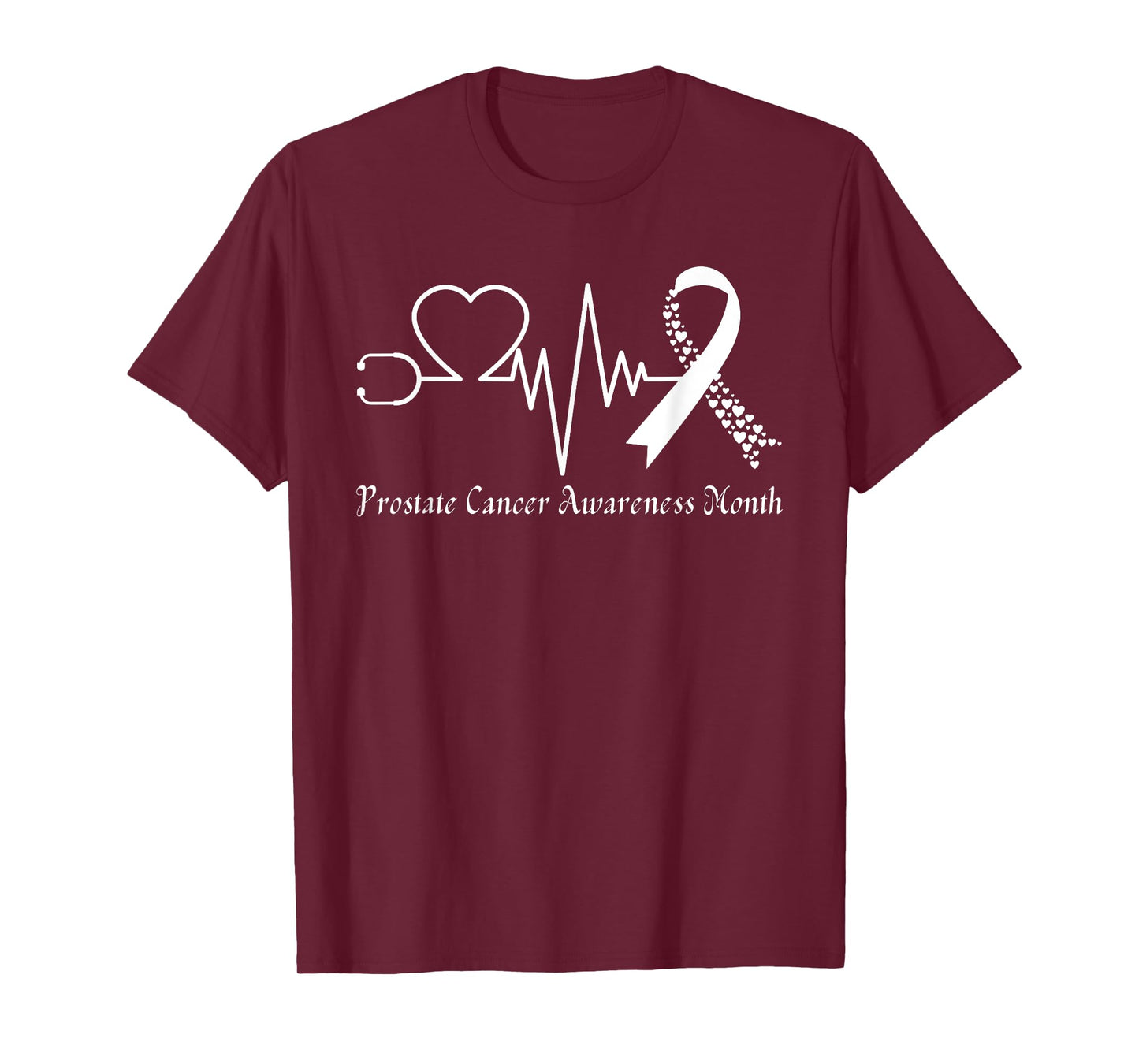 Prostate Cancer Awareness Month We Wear Light Blue Support T-Shirt
