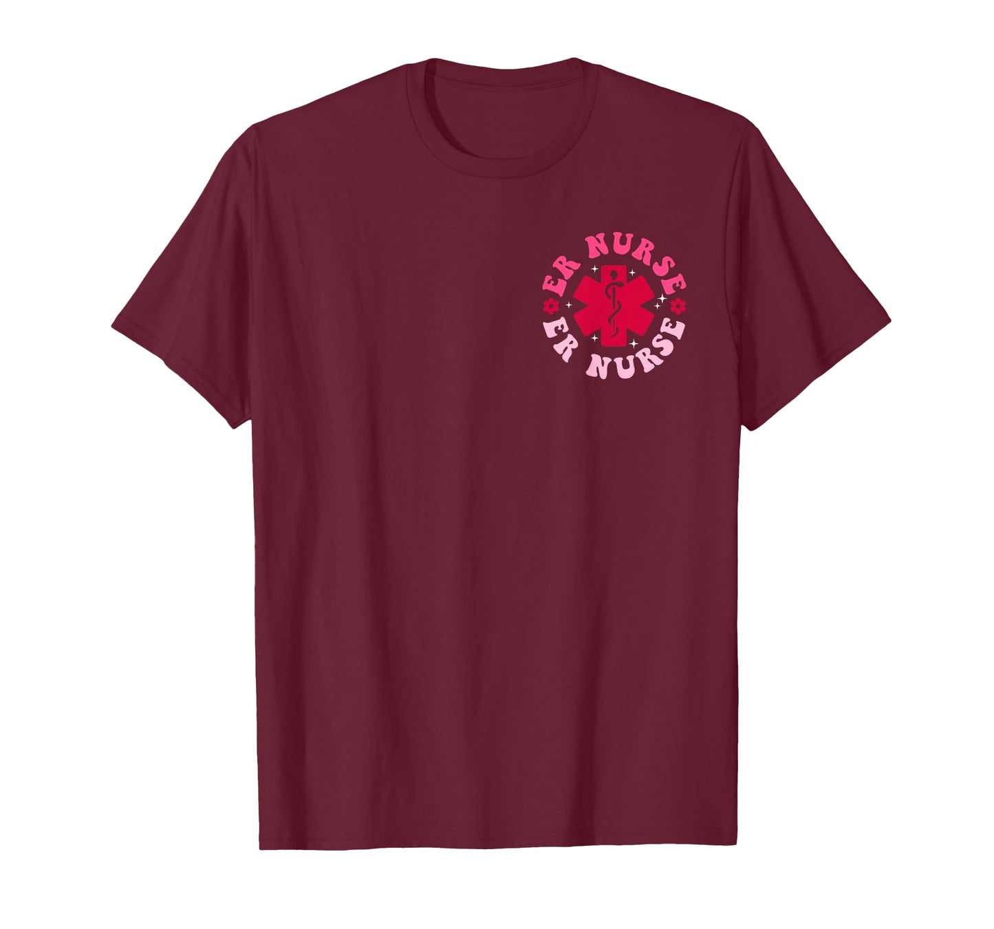 ER Nurse shirts for Women ER RN Emergency Department 2-sided T-Shirt
