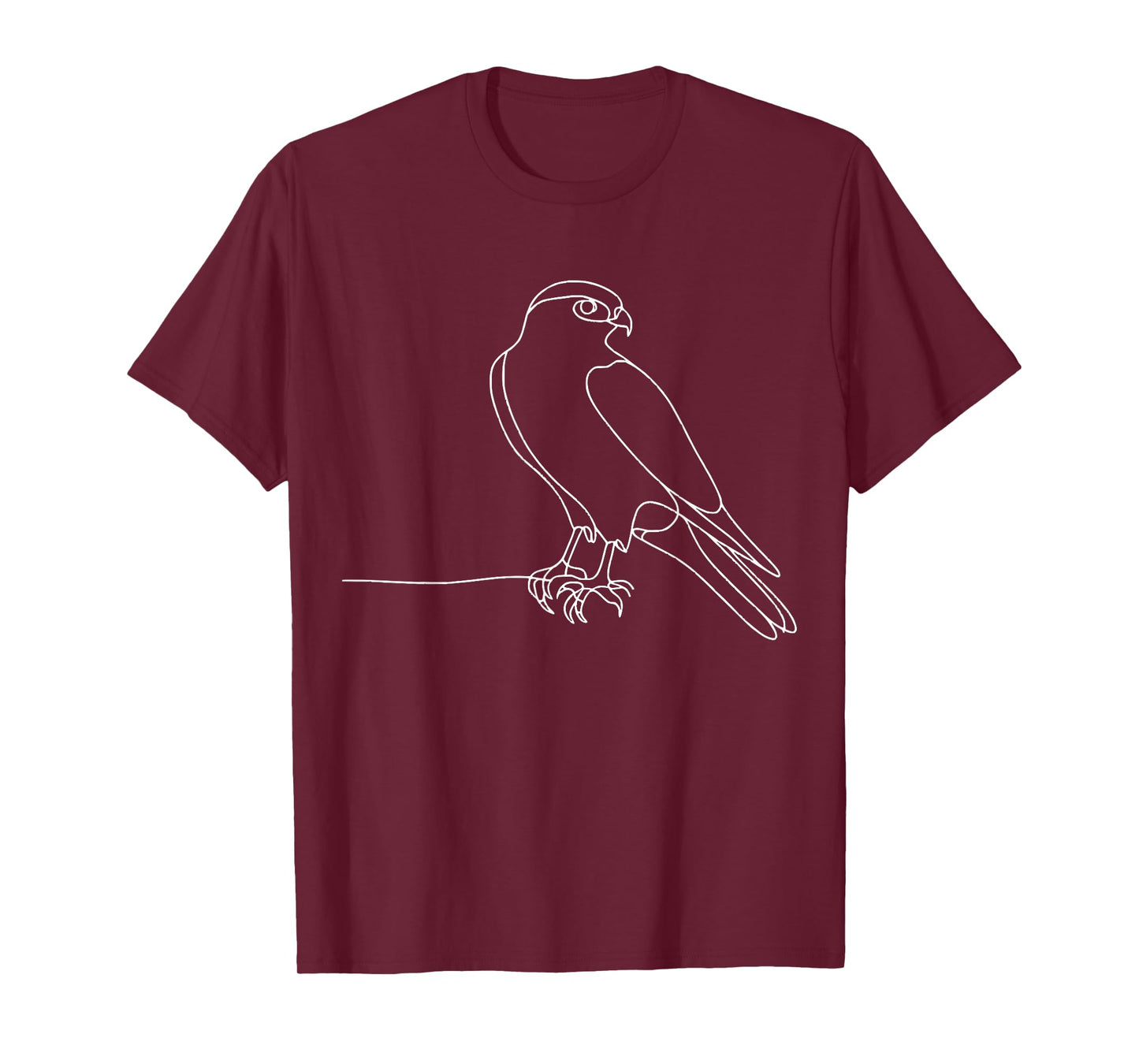 Line Art Bird & Ornithologist Cooper'S Hawk T-Shirt