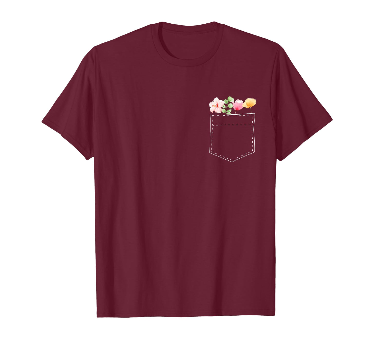 Flowers bouquet Floral Pocket T-Shirt