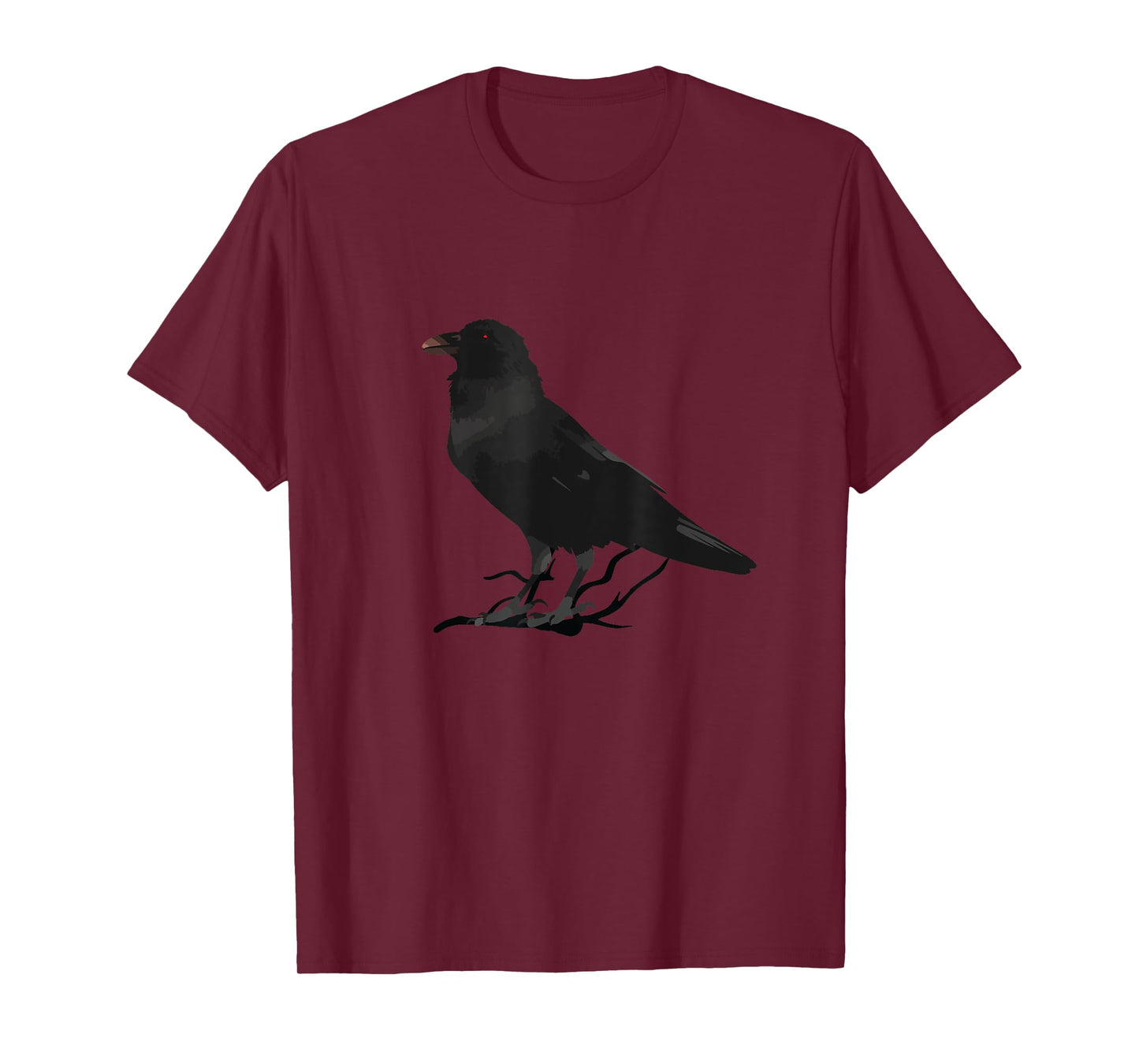 Beautiful Black Crow Raven Bird Silhouette T-Shirt