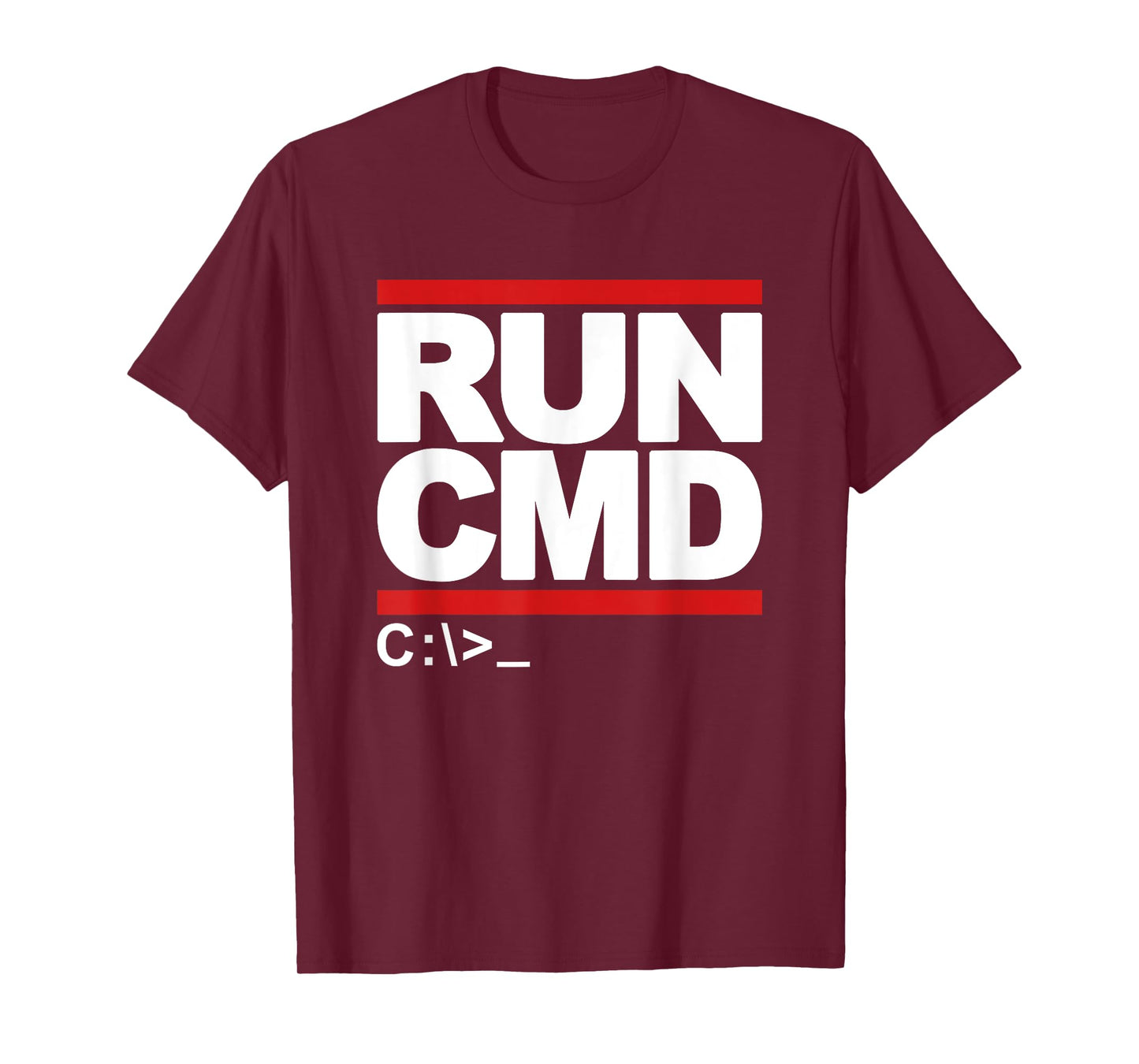 Funny Run CMD Programming Coding T-Shirt