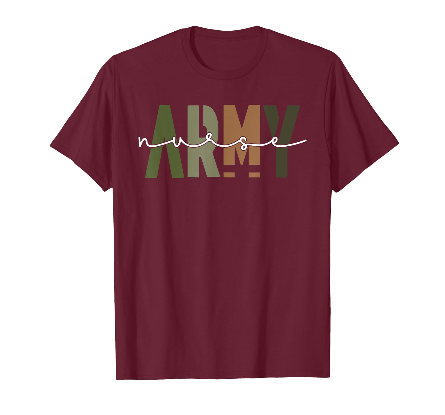 Army Nurse Veteran Squad Funny Matching Nursing Group T-Shirt