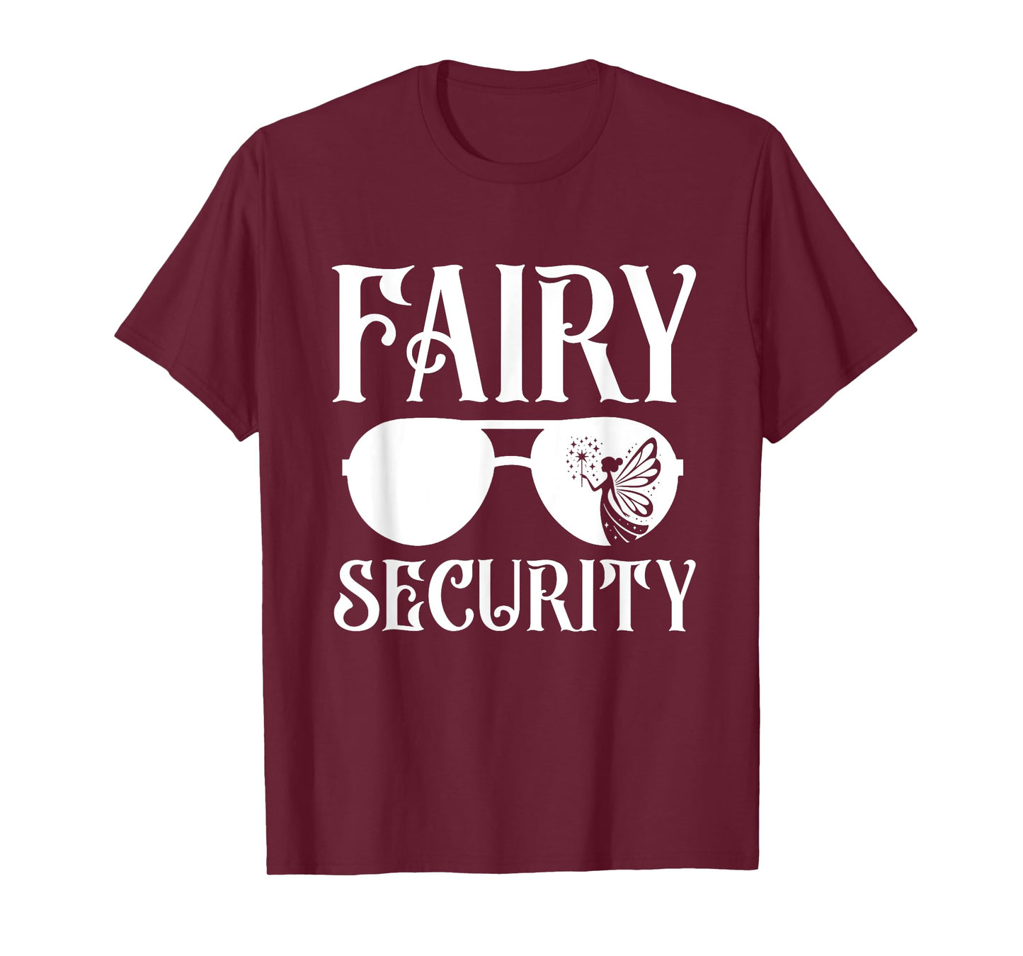 Fairy Security Birthday Family Halloween Costume Dad Mom T-Shirt