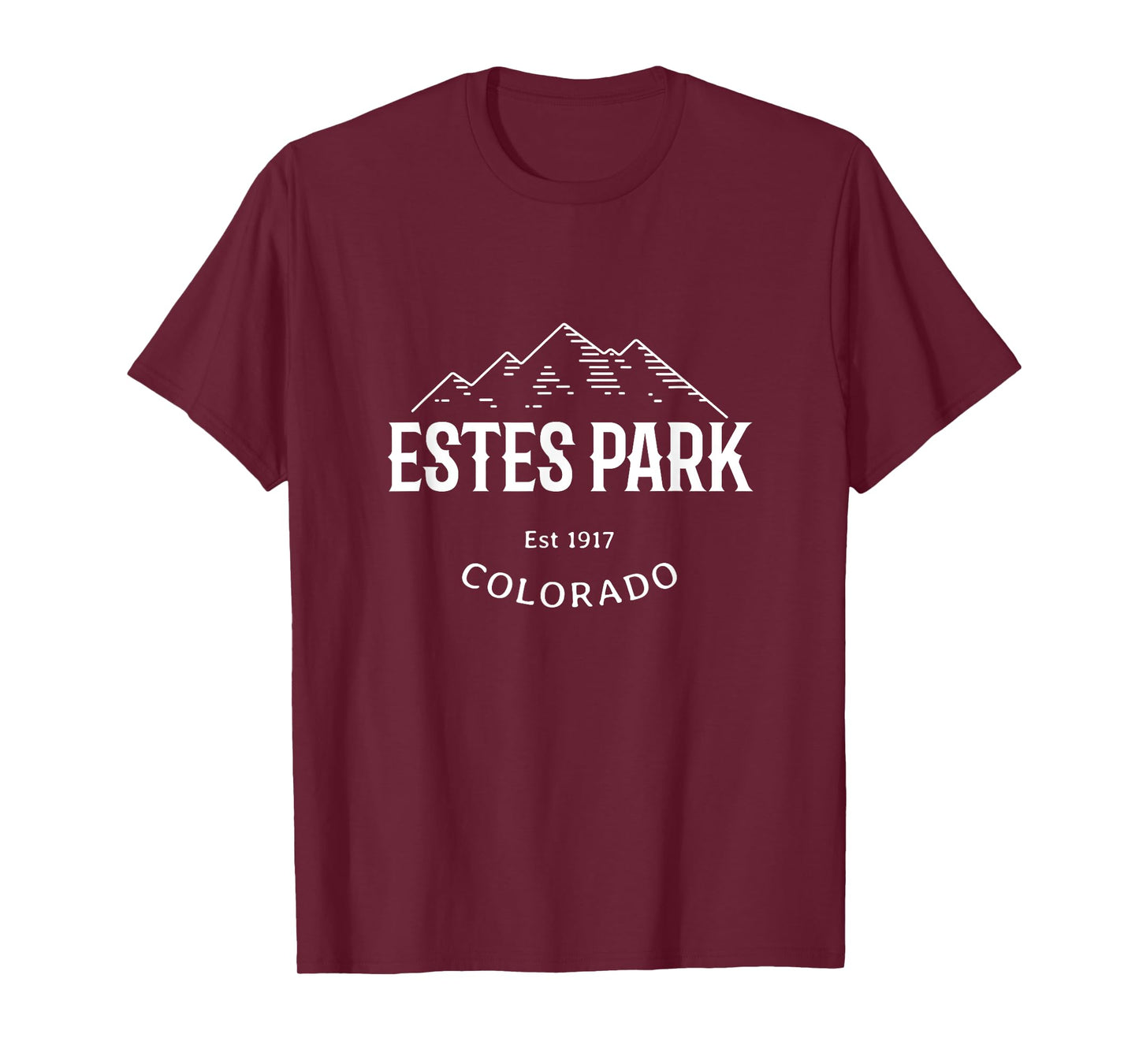Original Estes Park Colorado Rocky Mountains Graphic Design T-Shirt