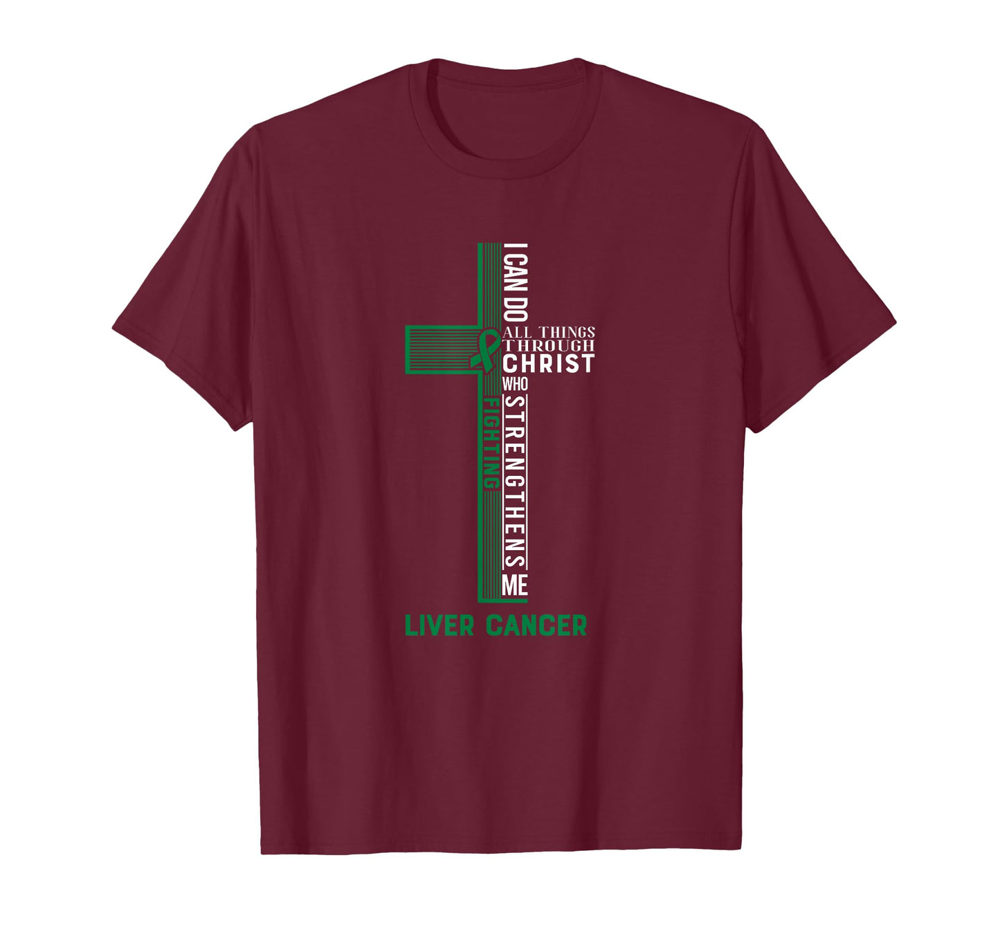 Liver Cancer Fight Cancer Ribbon T-Shirt