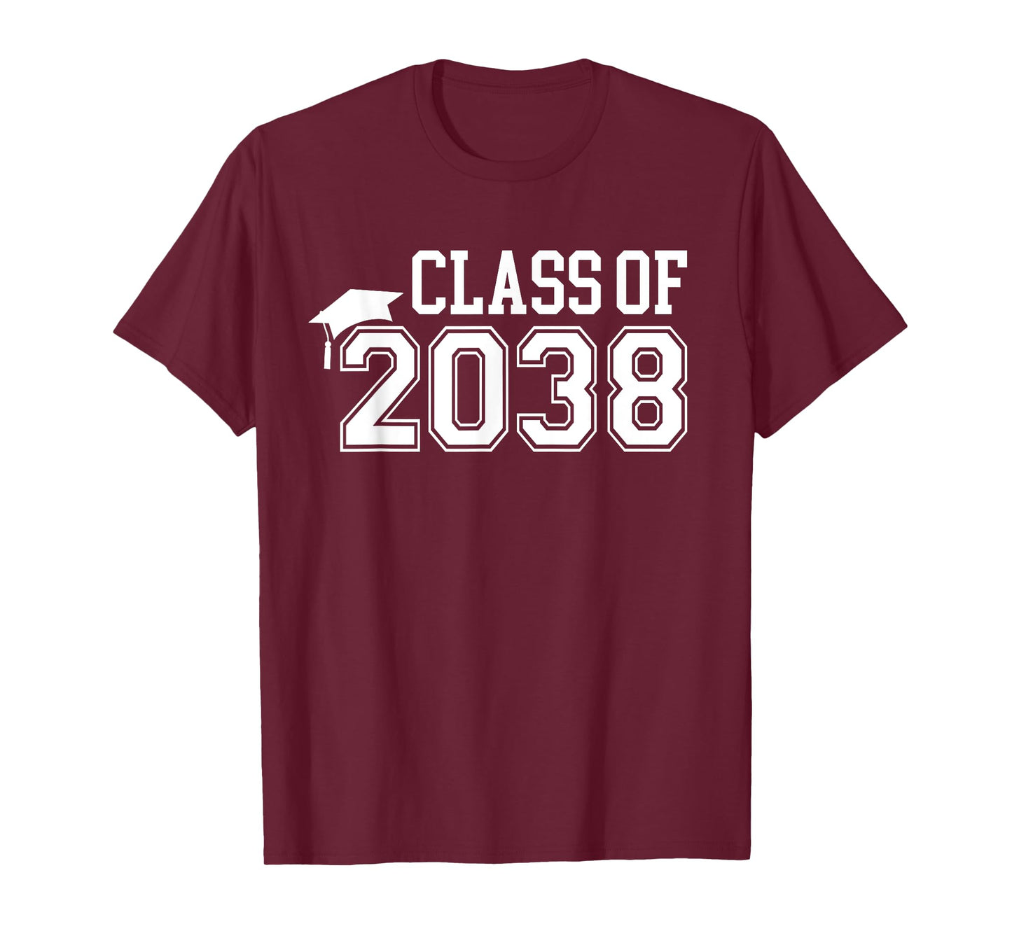 Pre-k Class of 2038 First Day School Grow with Me Graduation T-Shirt