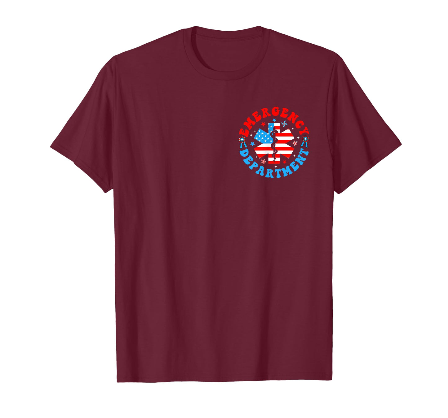 Emergency Department Emergency Nurse ER Nurse 4th Of July T-Shirt