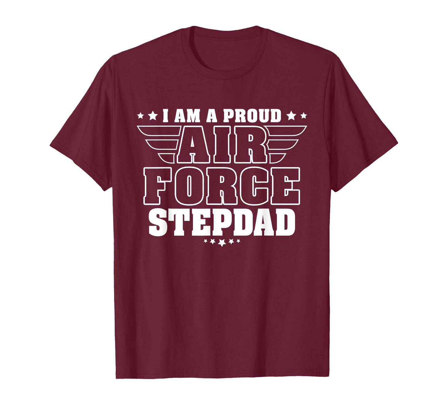 Proud Air Force Stepdad Patriotic Pride Military Stepfather T-Shirt