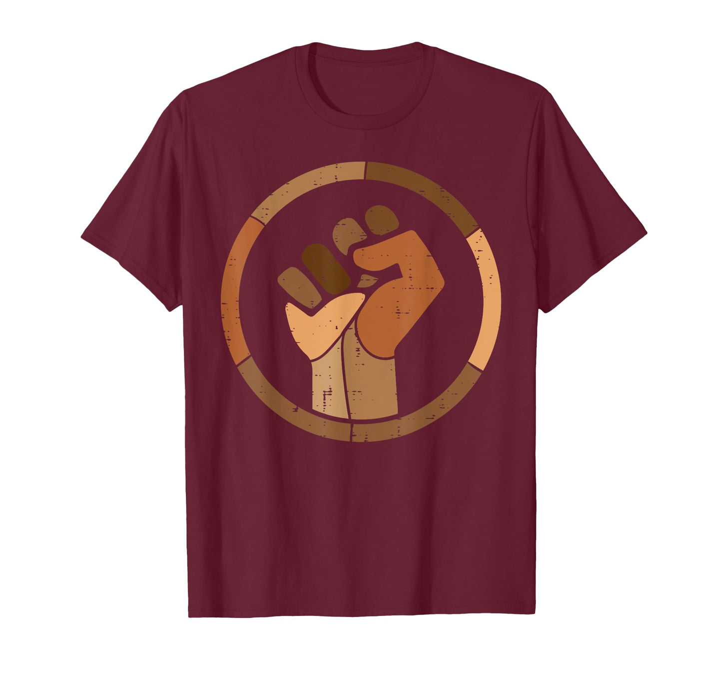 Black History Melanin Fist African Pride Men Women Kids T-Shirt