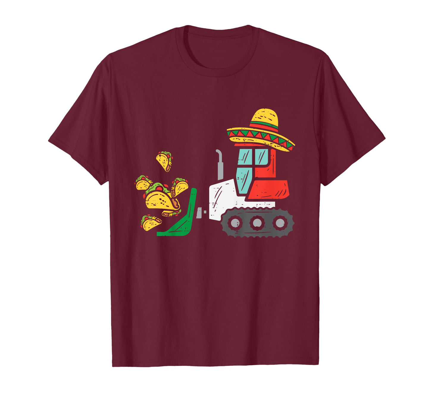 Kids Loads Of Tacos Bulldozer Cinco De Mayo Kid Baby Boys Toddler T-Shirt
