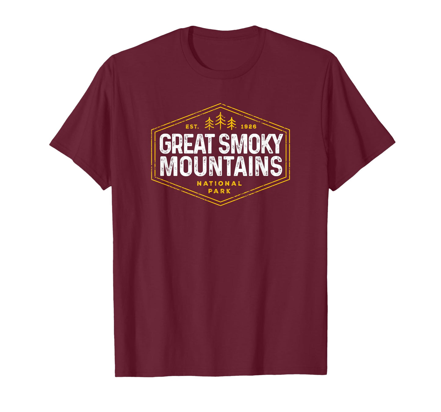 Great Smoky Mountains National Park Shirt Vintage Kids Mens T-Shirt