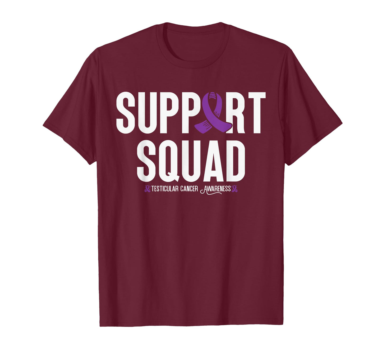 Testicular Cancer Support Squad Testicular Cancer Awareness T-Shirt
