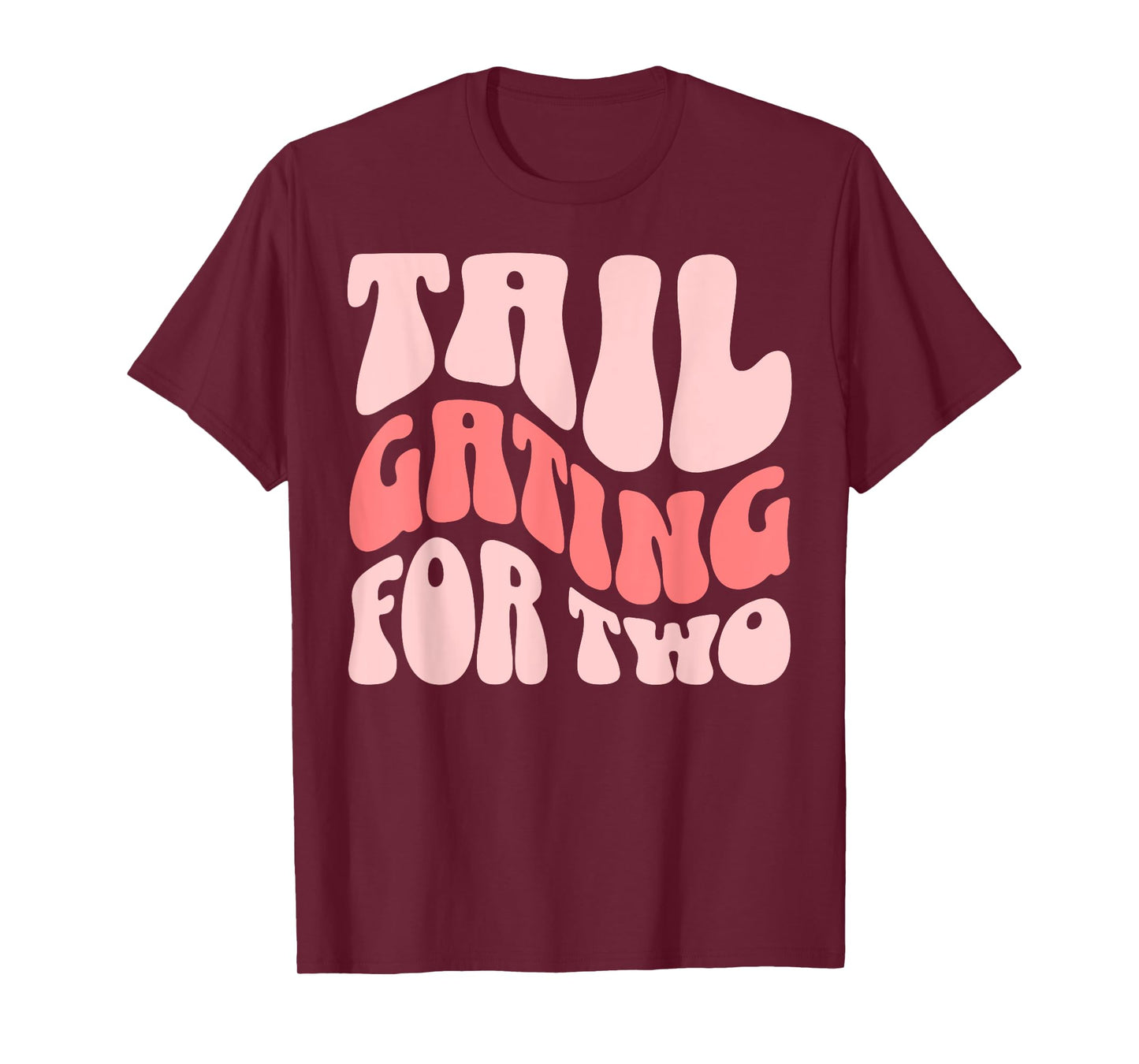 Football Pregnancy Announcement Tailgating For Two T-Shirt