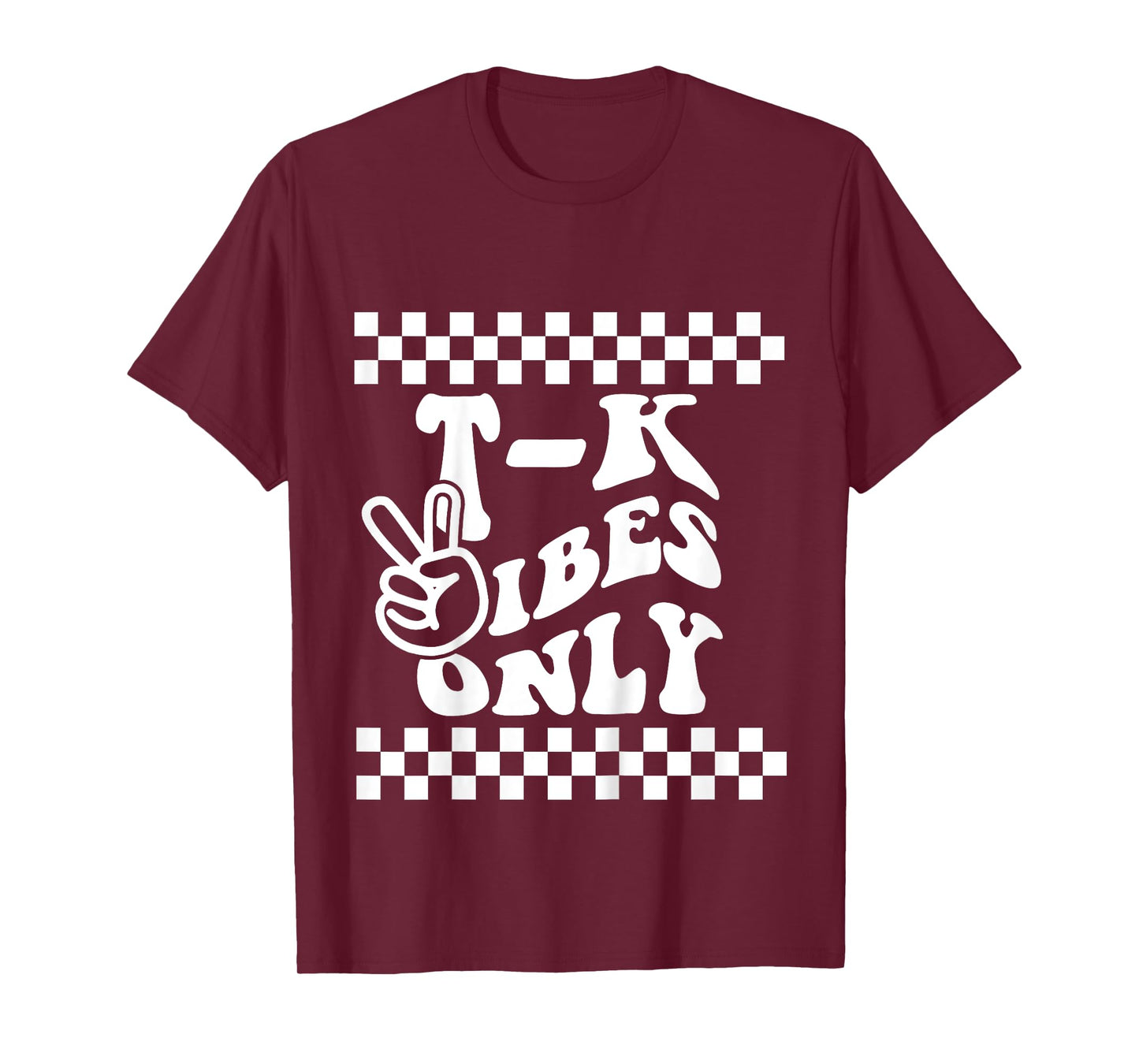 First Day of TK Vibes Only Retro Girl T K School Toddler Boy T-Shirt