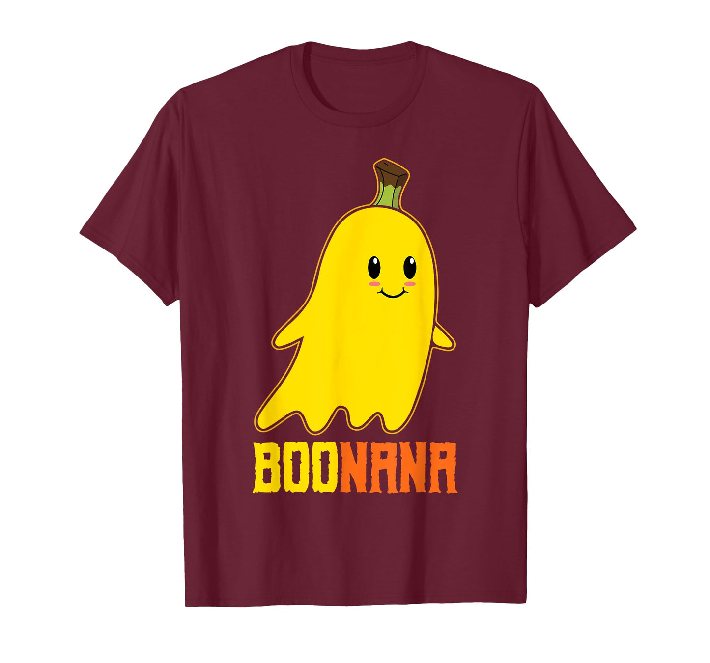 Boonana Funny Halloween Love Banana Spooky Cute Banana Ghost T-Shirt