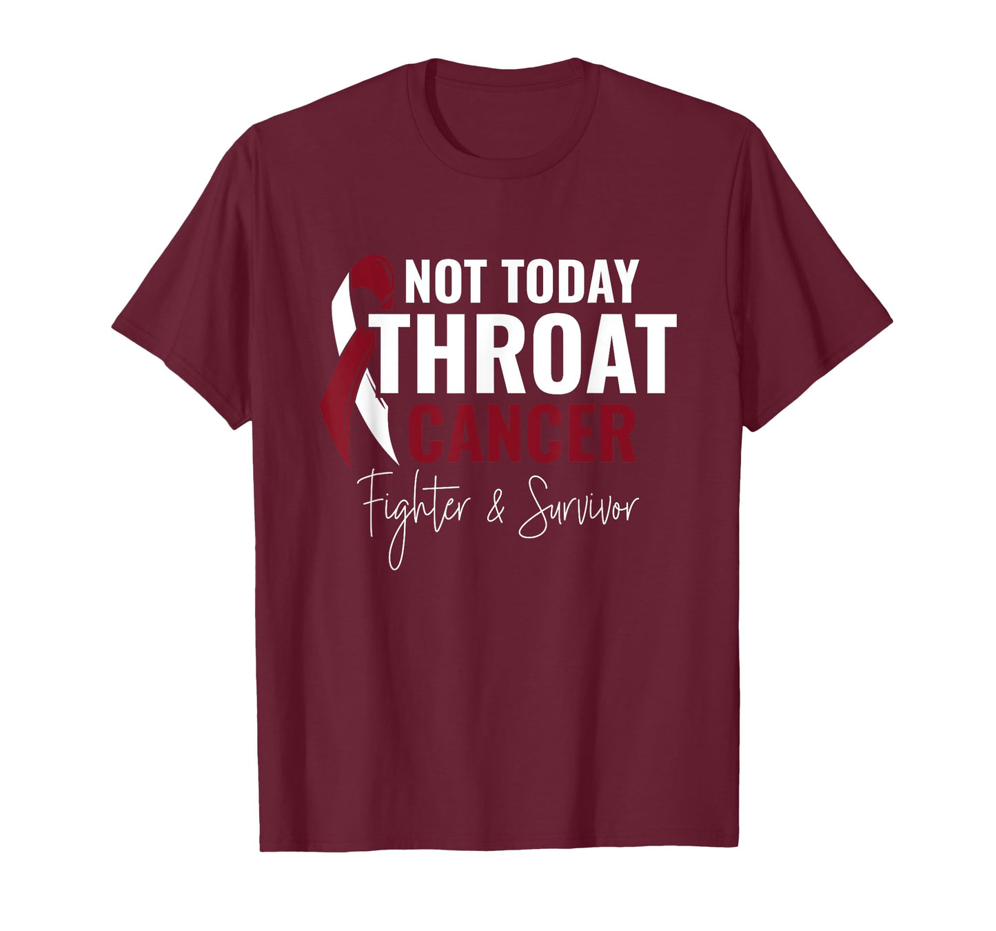 Not Today Cancer Throat Cancer Awareness T-Shirt