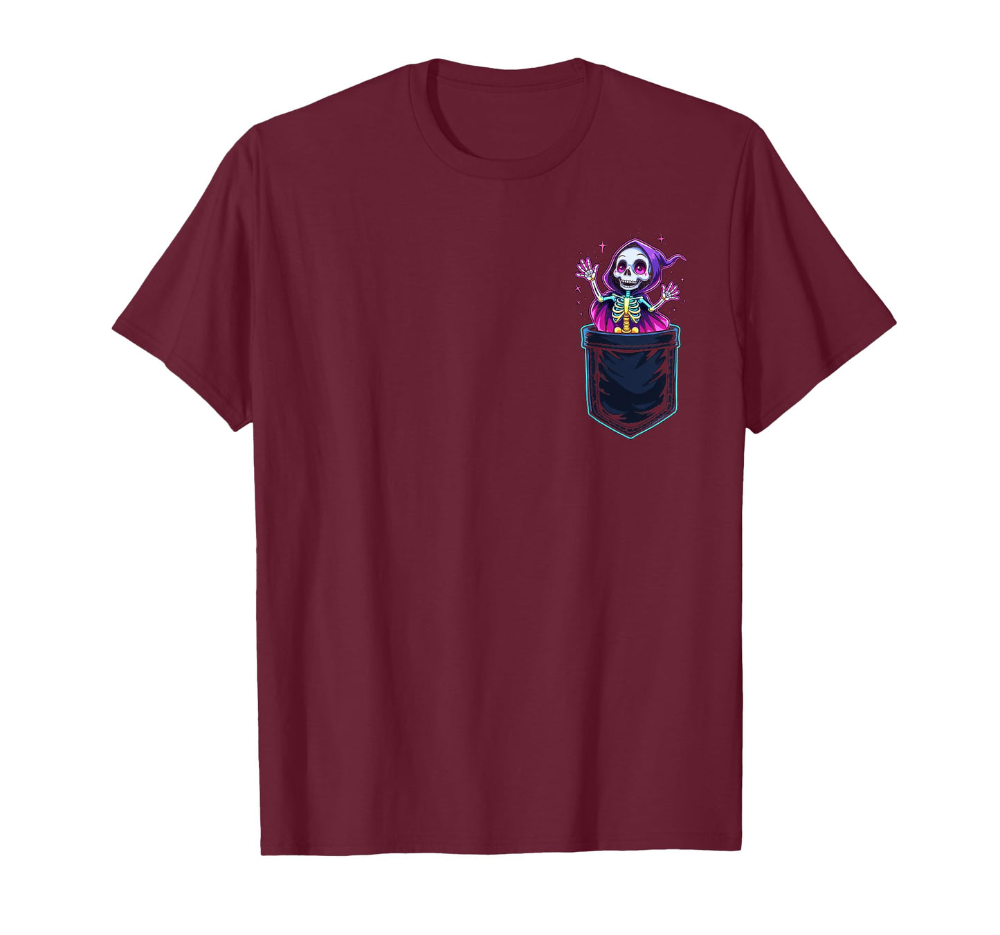 Halloween 2025 Costume Cute Ghost Skeleton Graphic Funny T-Shirt